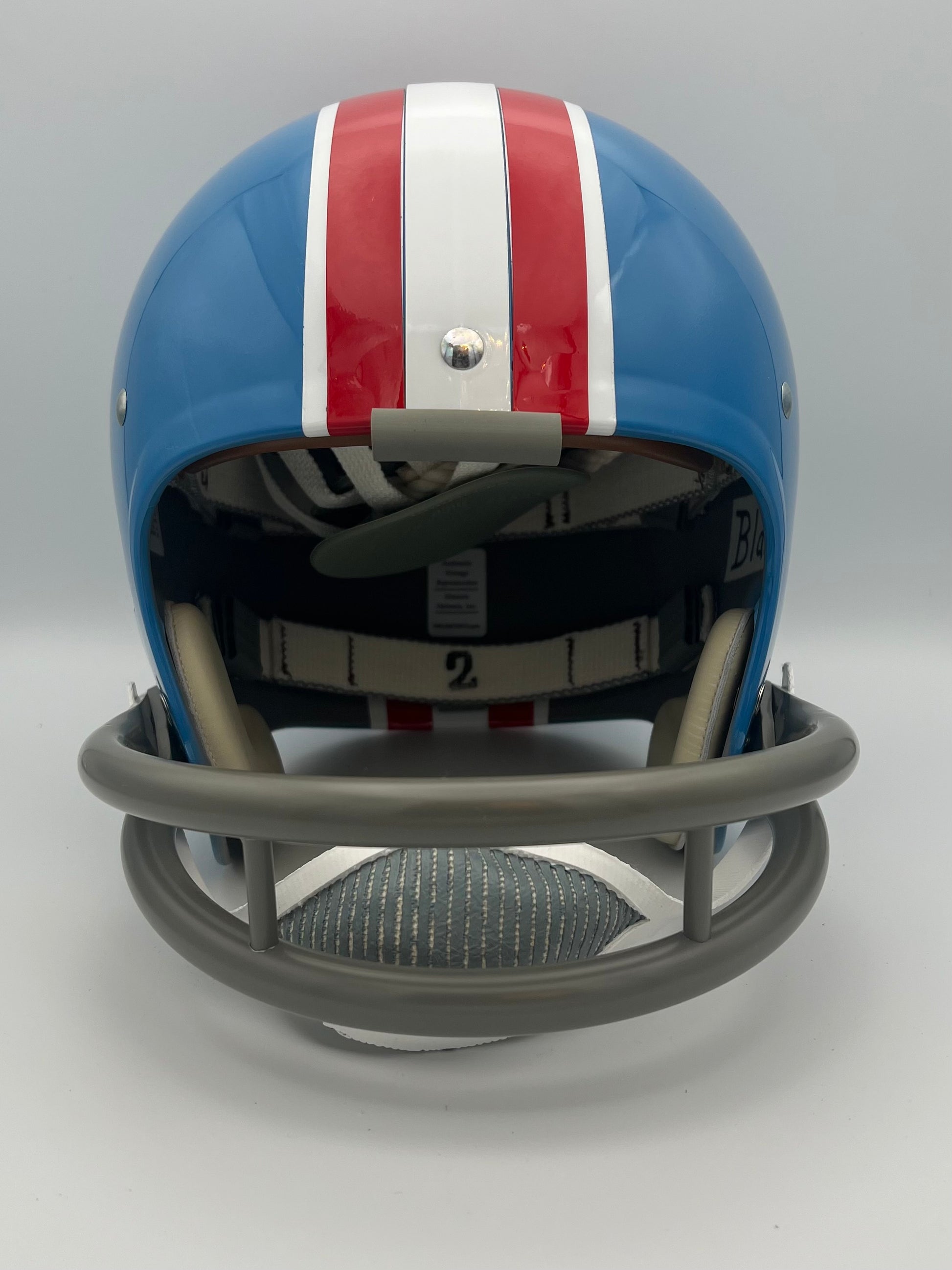 Custom TK2 Style Football Helmet 1964 Houston Oilers George Blanda Sports Mem, Cards & Fan Shop:Fan Apparel & Souvenirs:Football-NFL Riddell