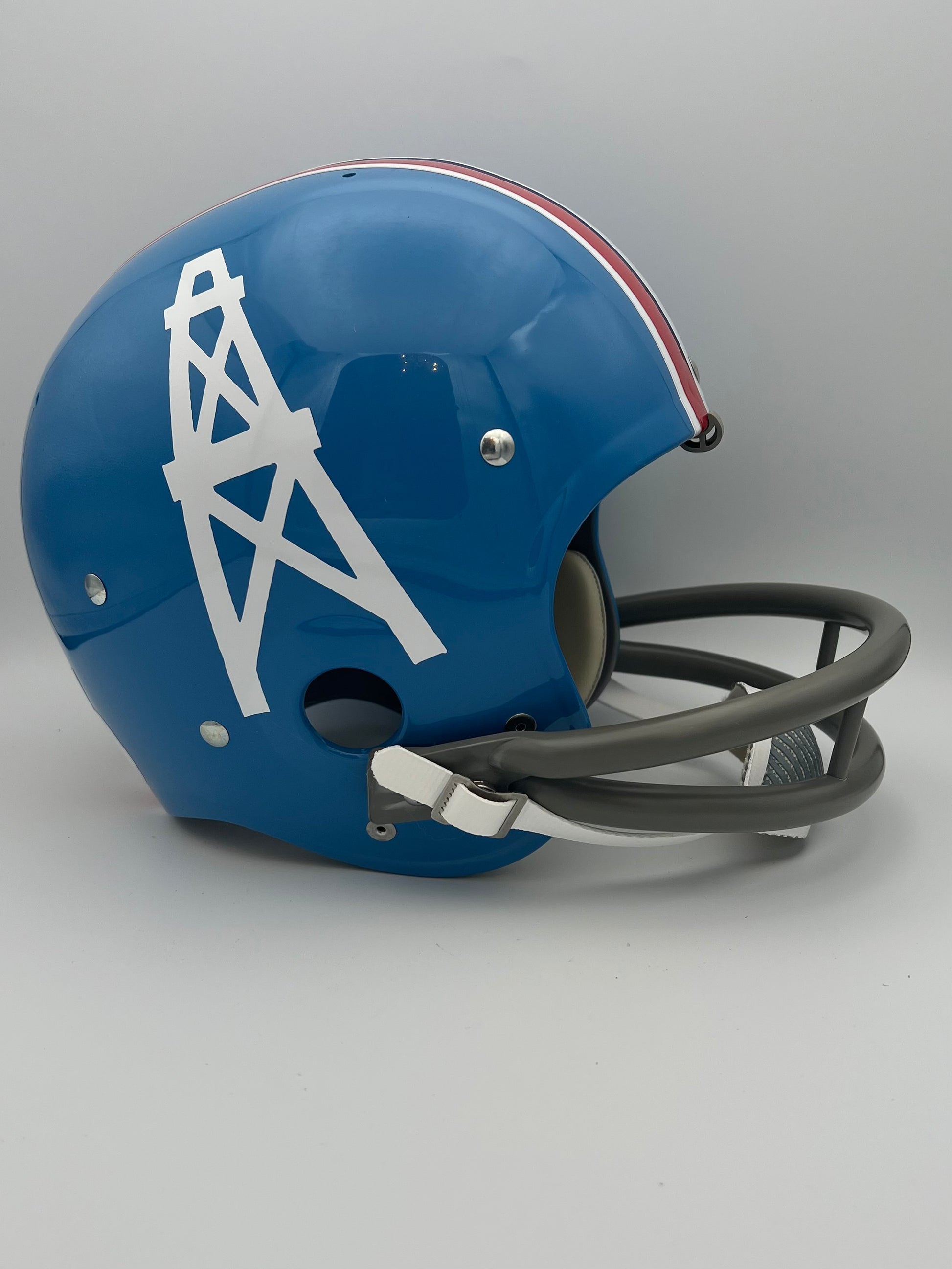 Custom TK2 Style Football Helmet 1964 Houston Oilers George Blanda Sports Mem, Cards & Fan Shop:Fan Apparel & Souvenirs:Football-NFL Riddell