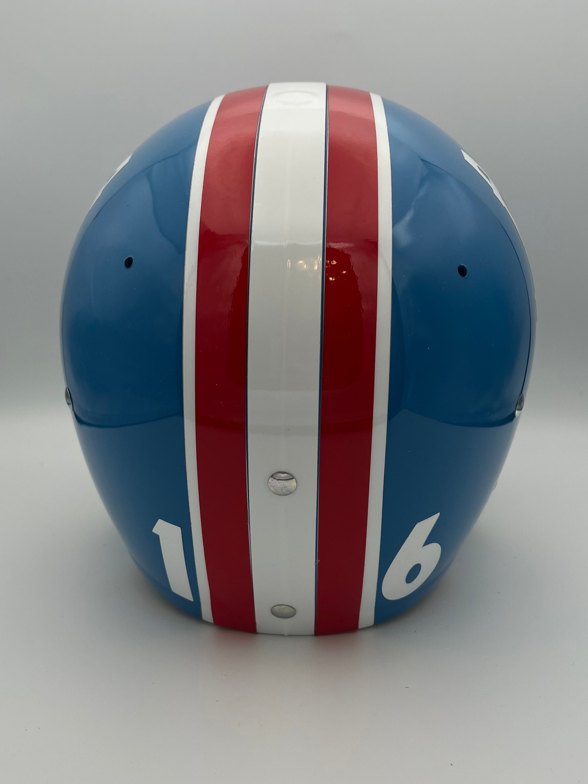 Custom TK2 Style Football Helmet 1964 Houston Oilers George Blanda Sports Mem, Cards & Fan Shop:Fan Apparel & Souvenirs:Football-NFL Riddell