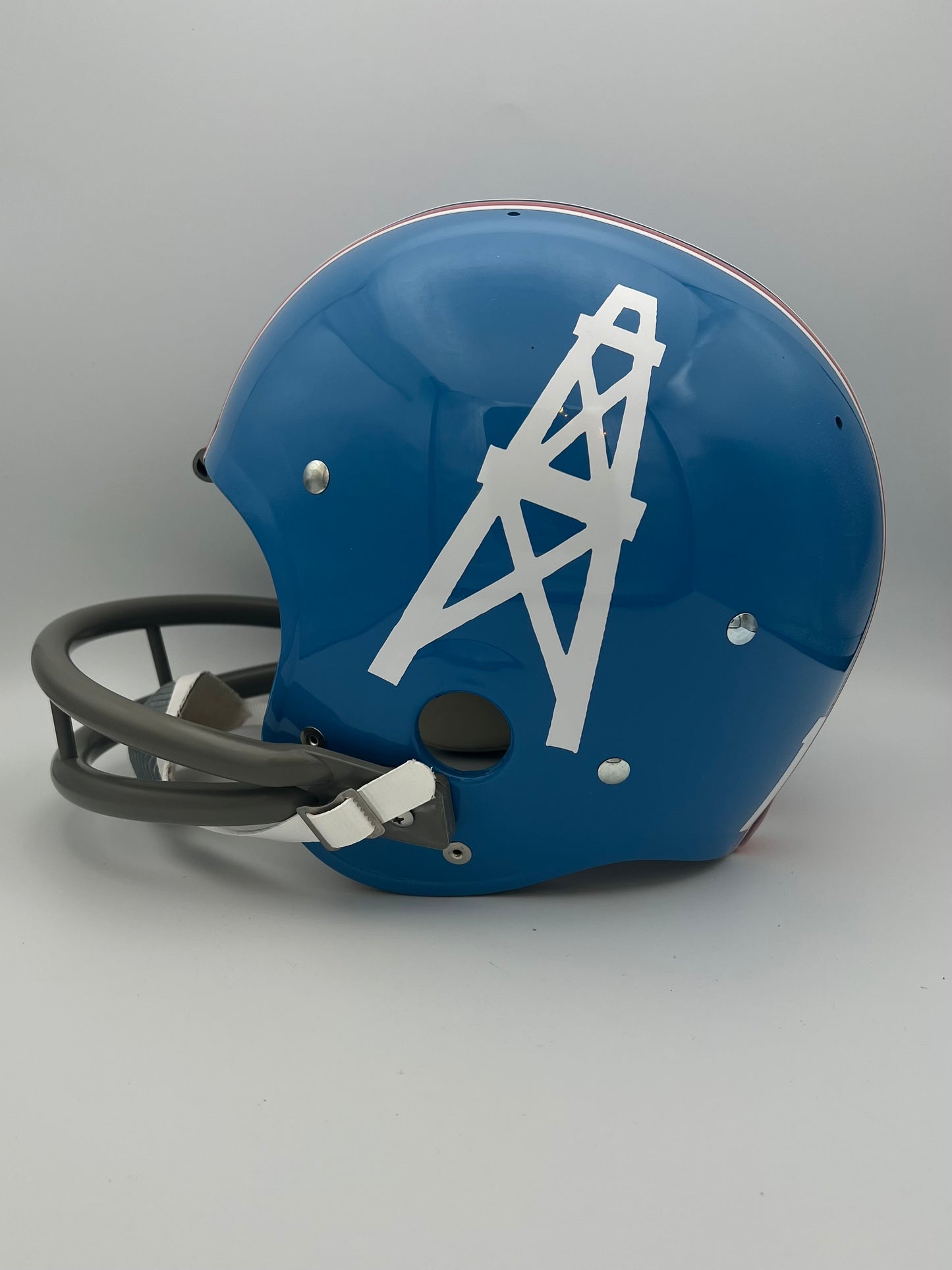 Custom TK2 Style Football Helmet 1964 Houston Oilers George Blanda Sports Mem, Cards & Fan Shop:Fan Apparel & Souvenirs:Football-NFL Riddell