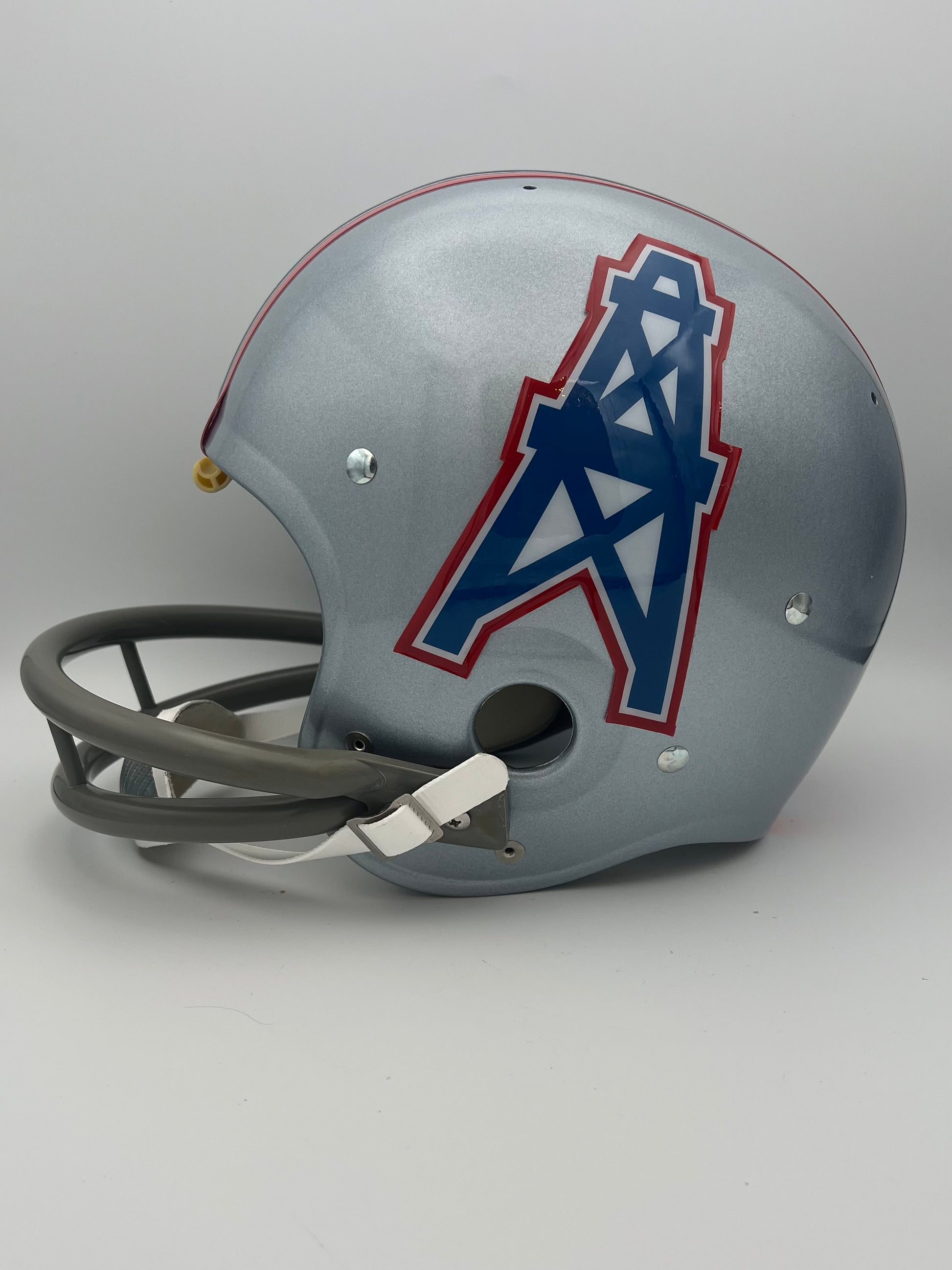 Vintage TK-2 Style Football Helmet 1970 Houston Oilers Sports Mem, Cards & Fan Shop:Fan Apparel & Souvenirs:Football-NFL Riddell