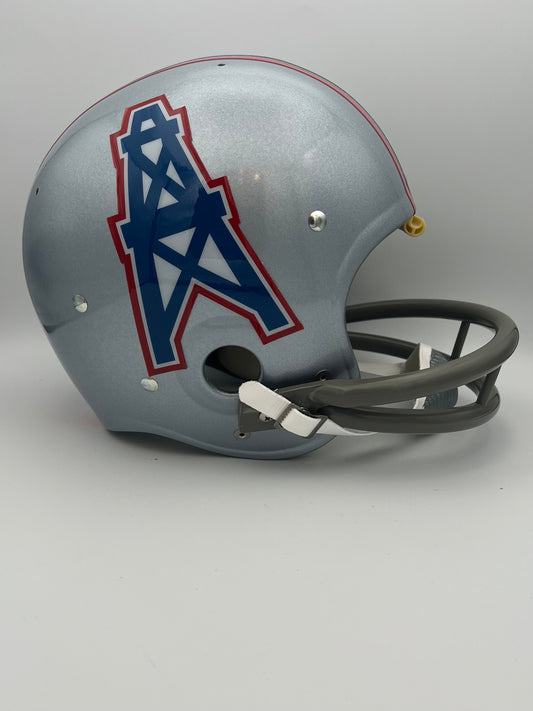 Vintage TK-2 Style Football Helmet 1970 Houston Oilers Sports Mem, Cards & Fan Shop:Fan Apparel & Souvenirs:Football-NFL Riddell