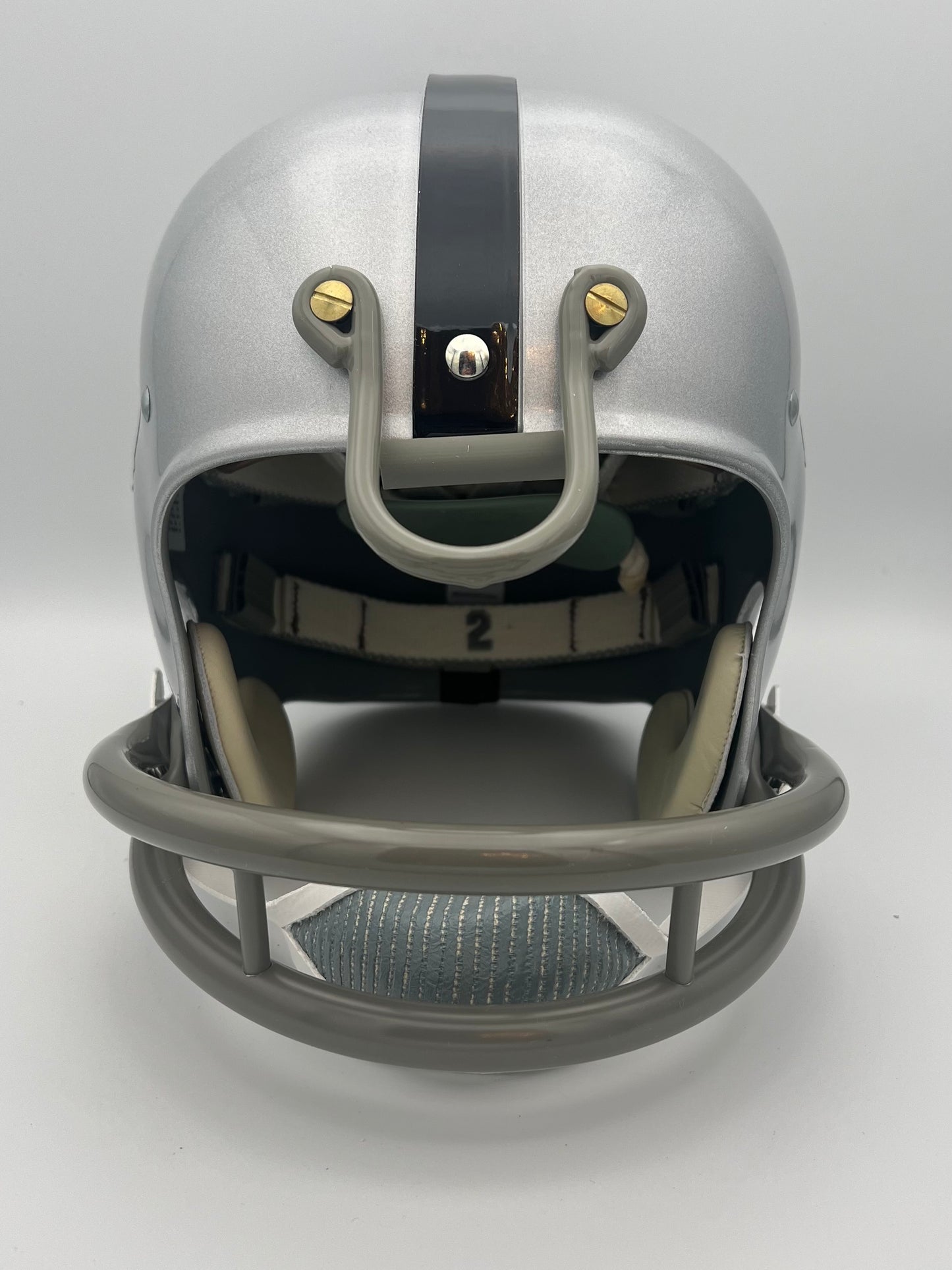 Oakland Raiders RK Vintage 1963 Style Football Helmet Jim Otto Sports Mem, Cards & Fan Shop:Game Used Memorabilia:Football-NFL:Helmet WESTBROOKSPORTSCARDS
