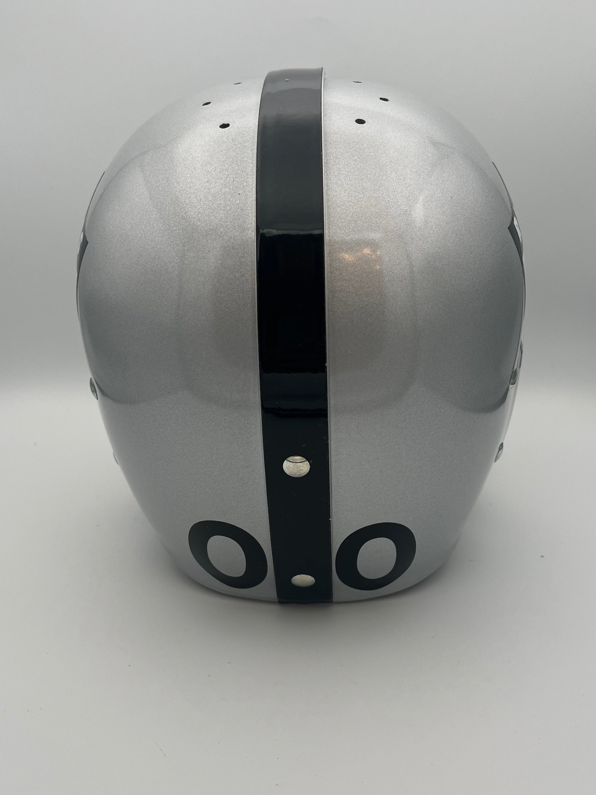 Oakland Raiders RK Vintage 1963 Style Football Helmet Jim Otto Sports Mem, Cards & Fan Shop:Game Used Memorabilia:Football-NFL:Helmet WESTBROOKSPORTSCARDS