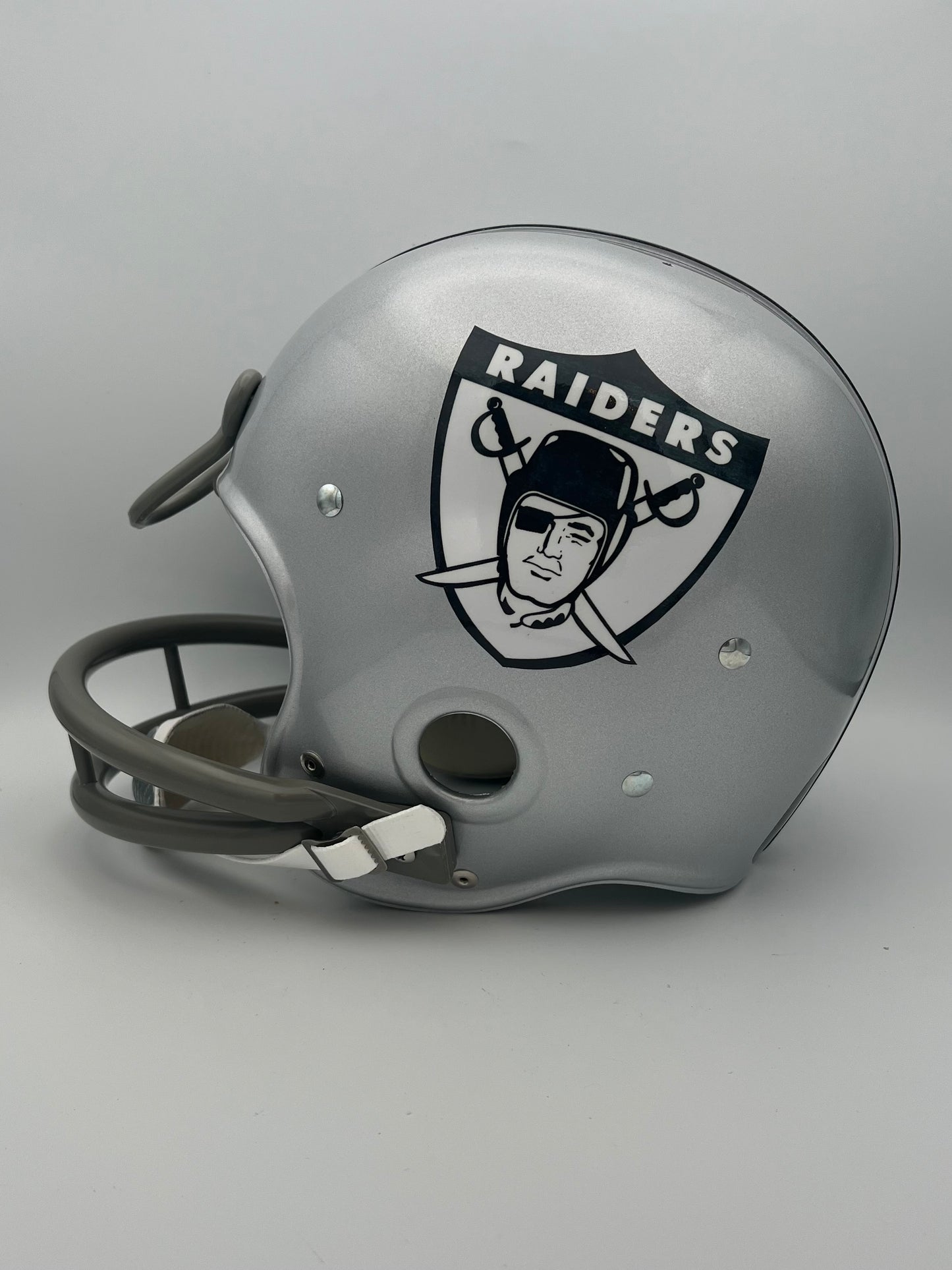 Oakland Raiders RK Vintage 1963 Style Football Helmet Jim Otto Sports Mem, Cards & Fan Shop:Game Used Memorabilia:Football-NFL:Helmet WESTBROOKSPORTSCARDS