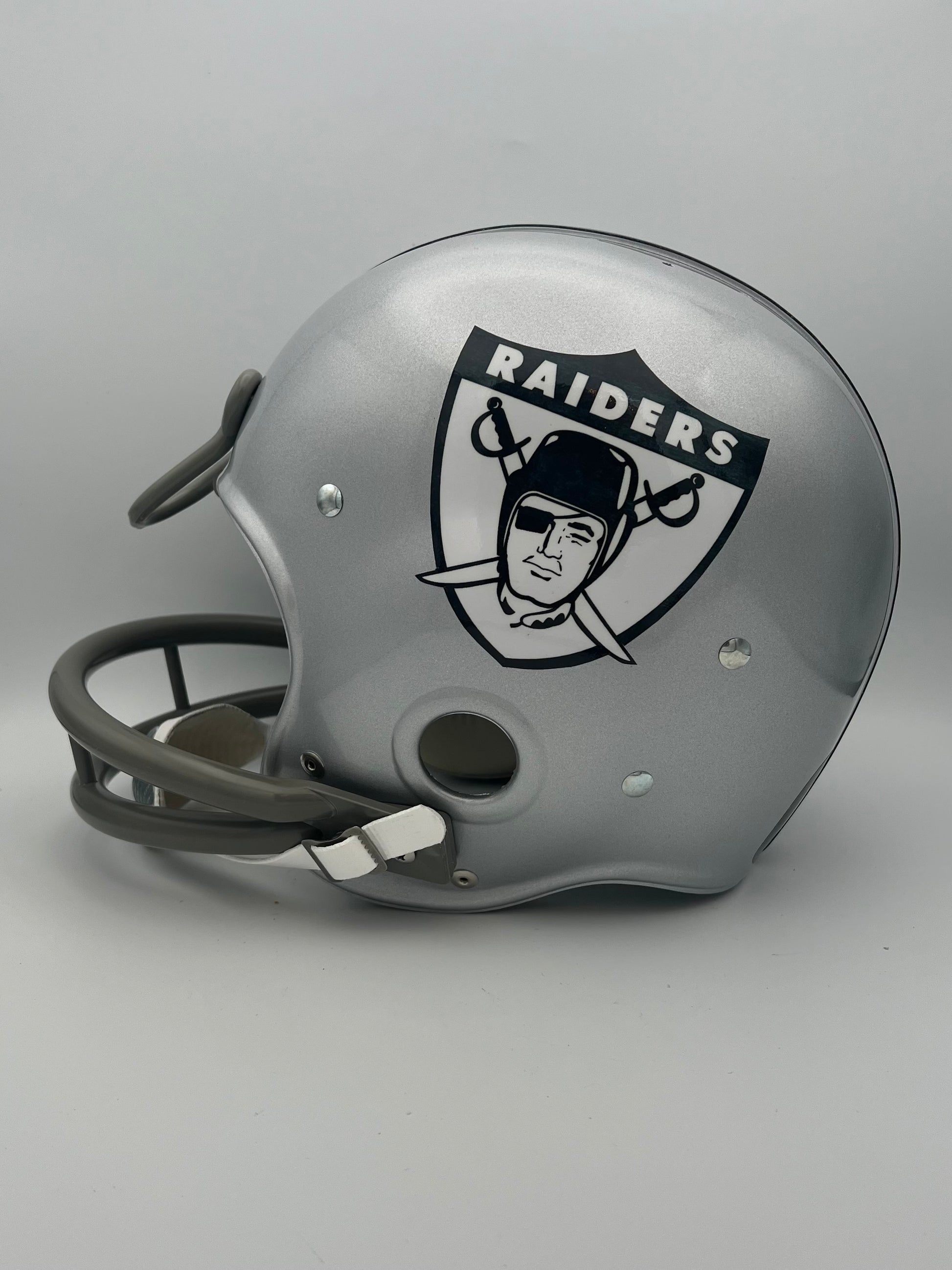 Oakland Raiders RK Vintage 1963 Style Football Helmet Jim Otto Sports Mem, Cards & Fan Shop:Game Used Memorabilia:Football-NFL:Helmet WESTBROOKSPORTSCARDS   