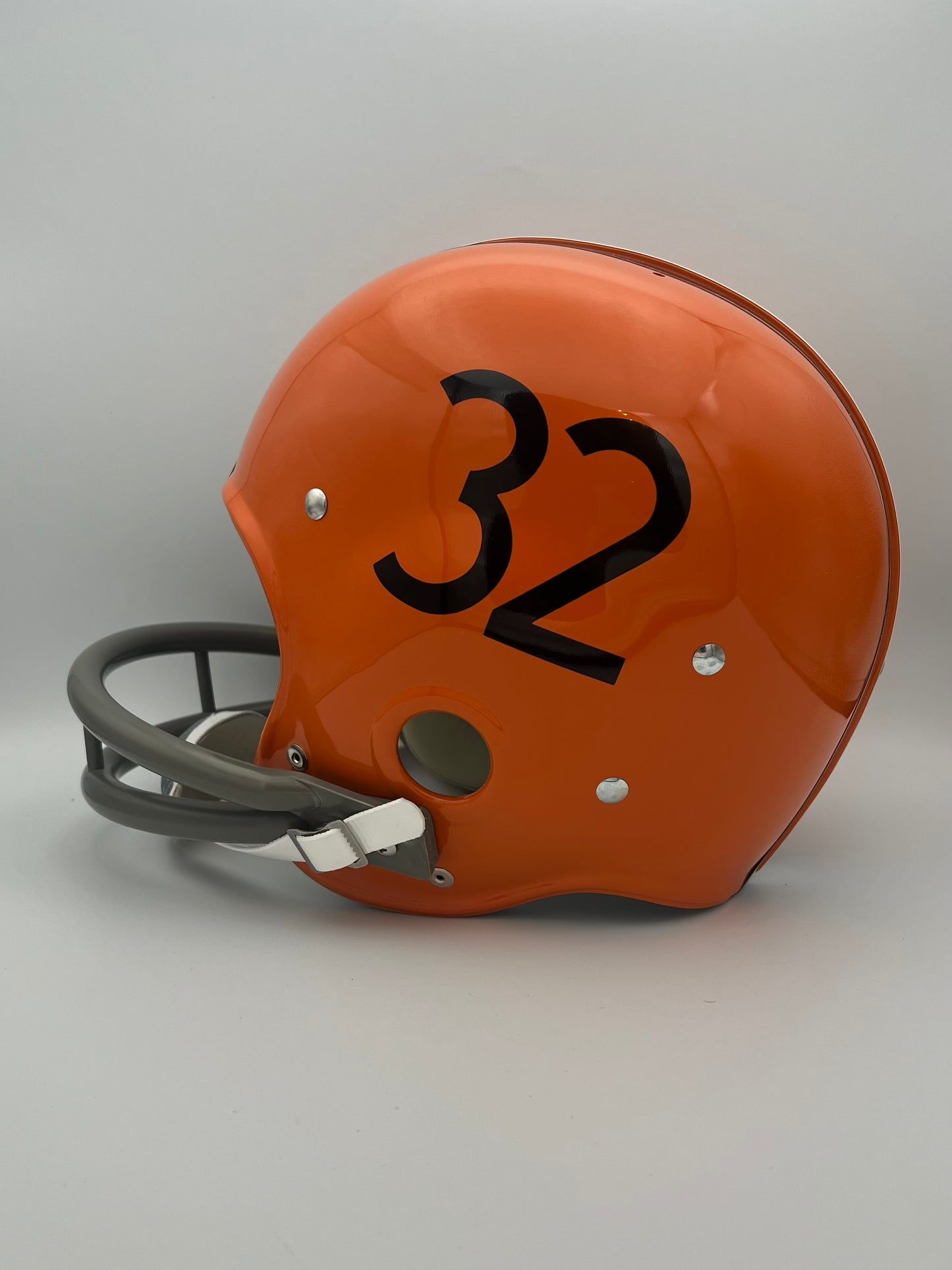RK Vintage Style Cleveland Browns Suspension Football Helmet Jim Brown Sports Mem, Cards & Fan Shop:Game Used Memorabilia:Football-NFL:Helmet WESTBROOKSPORTSCARDS   