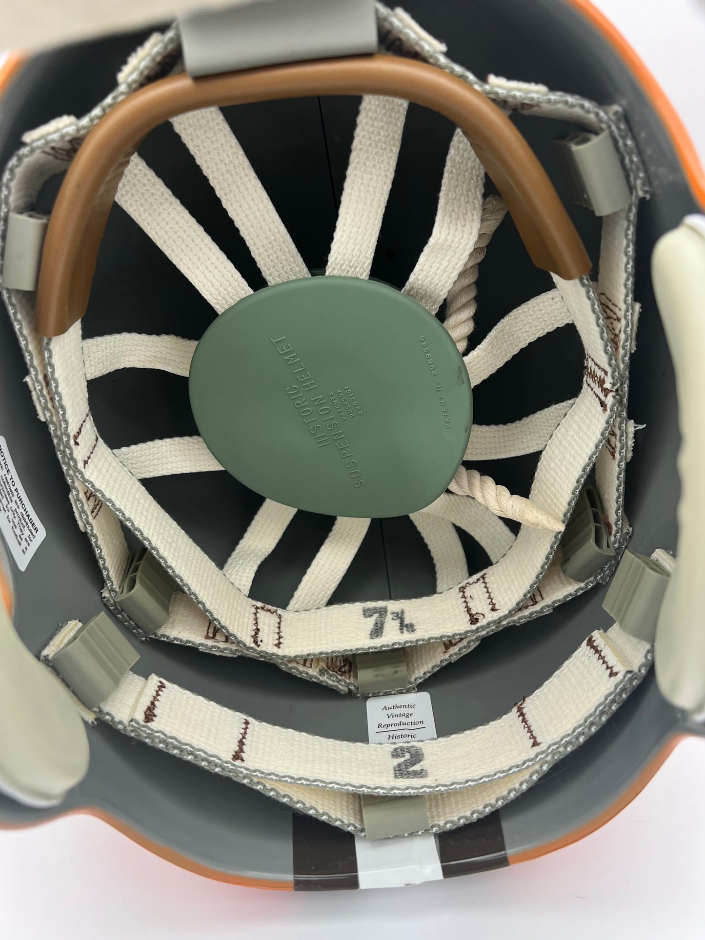 RK Vintage Style Cleveland Browns Suspension Football Helmet Jim Brown Sports Mem, Cards & Fan Shop:Game Used Memorabilia:Football-NFL:Helmet WESTBROOKSPORTSCARDS