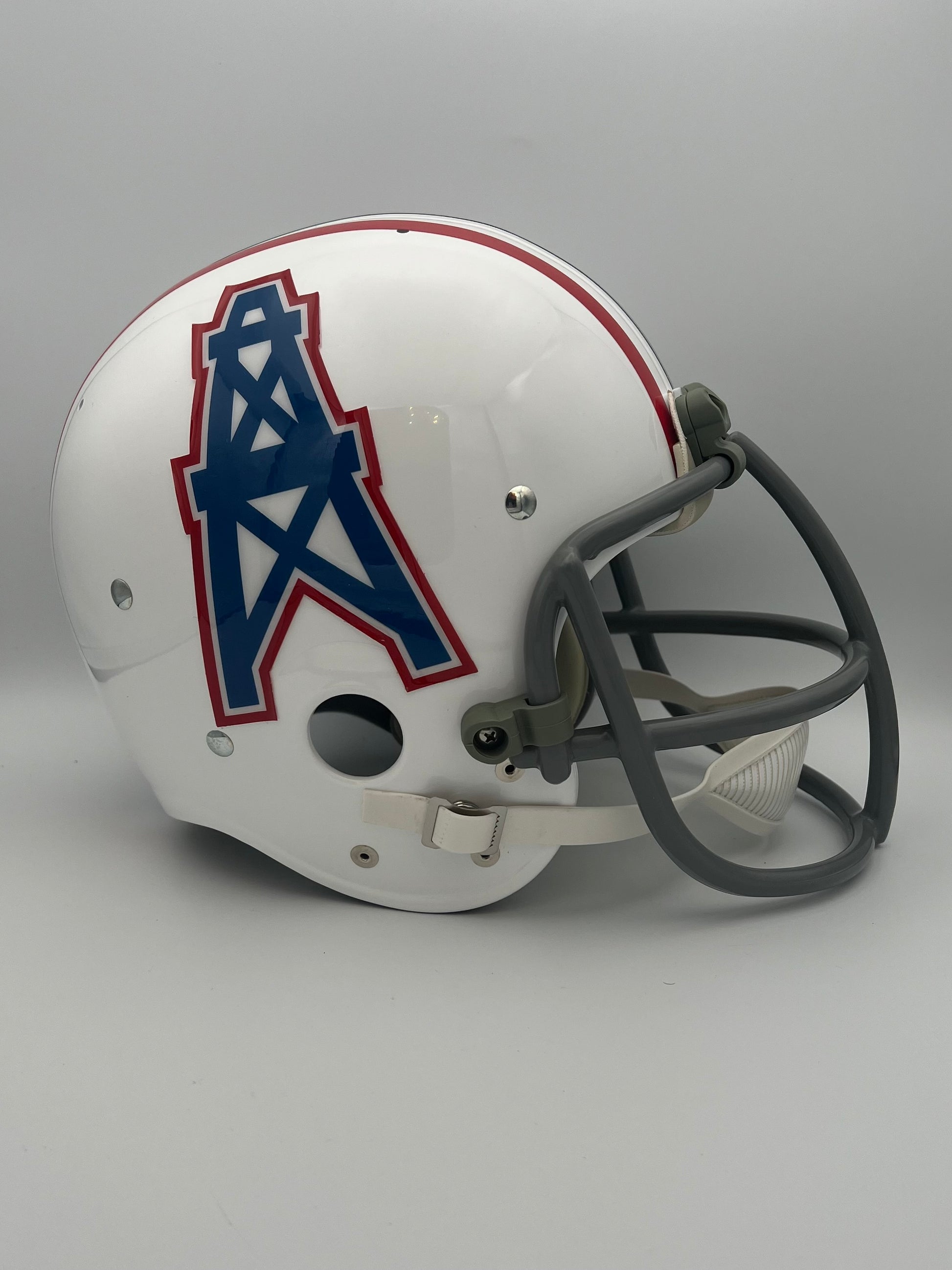 TK2 Style Football Helmet- Houston Oilers Earl Campbell Rookie Sports Mem, Cards & Fan Shop:Fan Apparel & Souvenirs:Football-NFL WESTBROOKSPORTSCARDS