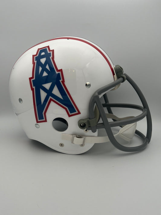 TK2 Style Football Helmet- Houston Oilers Earl Campbell Rookie Sports Mem, Cards & Fan Shop:Fan Apparel & Souvenirs:Football-NFL WESTBROOKSPORTSCARDS   
