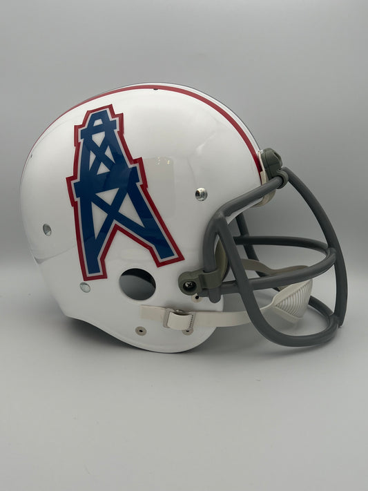 TK2 Style Football Helmet- Houston Oilers Earl Campbell Rookie Sports Mem, Cards & Fan Shop:Fan Apparel & Souvenirs:Football-NFL WESTBROOKSPORTSCARDS