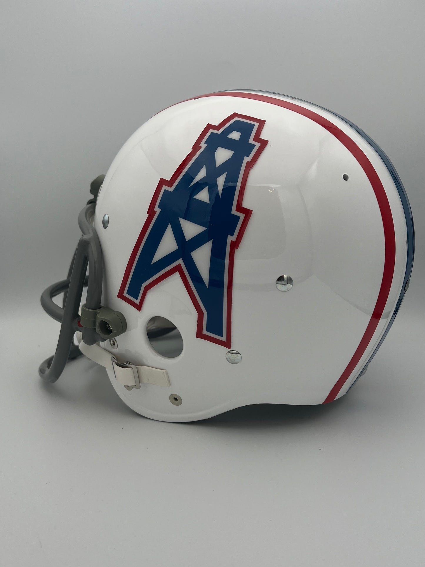 TK2 Style Football Helmet- Houston Oilers Earl Campbell Rookie Sports Mem, Cards & Fan Shop:Fan Apparel & Souvenirs:Football-NFL WESTBROOKSPORTSCARDS