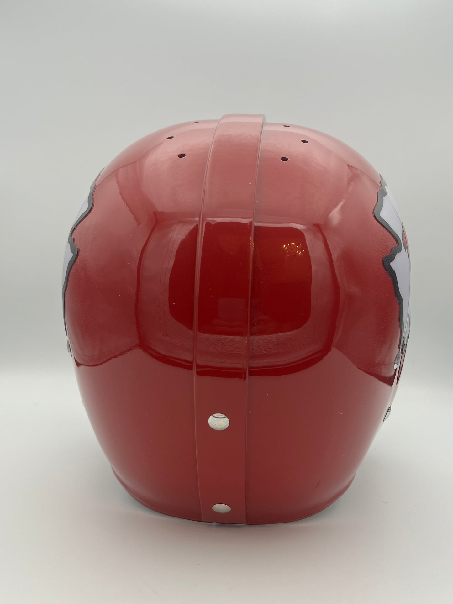 RK Vintage Style Kansas City Chiefs Football Helmet Ed Budde Super Bowl IV 4 Sports Mem, Cards & Fan Shop:Game Used Memorabilia:Football-NFL:Helmet WESTBROOKSPORTSCARDS