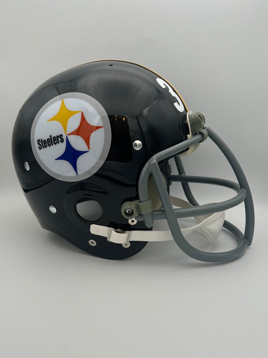 TK2 Style Football Helmet Pittsburgh Steelers 1975-76 Franco Harris Sports Mem, Cards & Fan Shop:Fan Apparel & Souvenirs:Football-NFL Riddell   