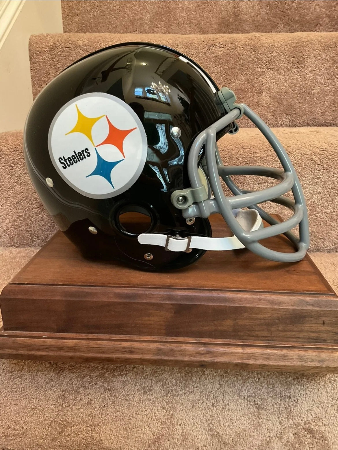 RK2 Husky Vintage Style Suspension Football Helmet Pittsburgh Steelers Greene Sports Mem, Cards & Fan Shop:Game Used Memorabilia:Football-NFL:Helmet WESTBROOKSPORTSCARDS