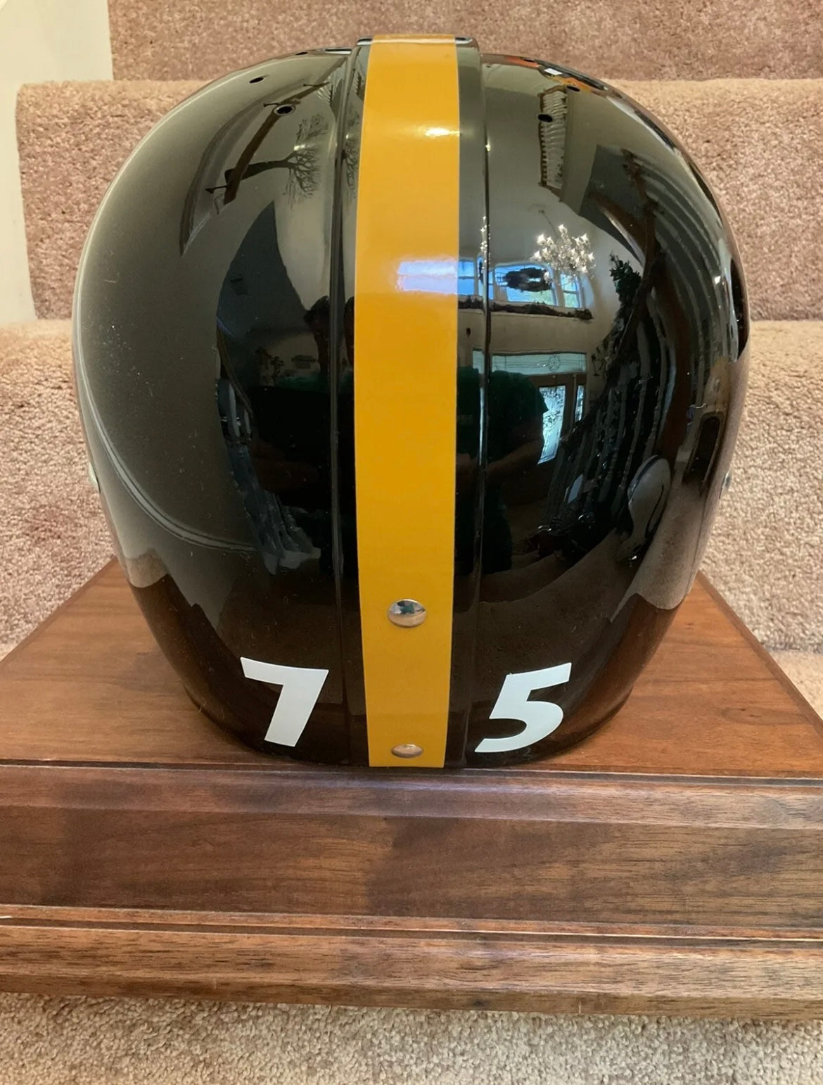 RK2 Husky Vintage Style Suspension Football Helmet Pittsburgh Steelers Greene Sports Mem, Cards & Fan Shop:Game Used Memorabilia:Football-NFL:Helmet WESTBROOKSPORTSCARDS