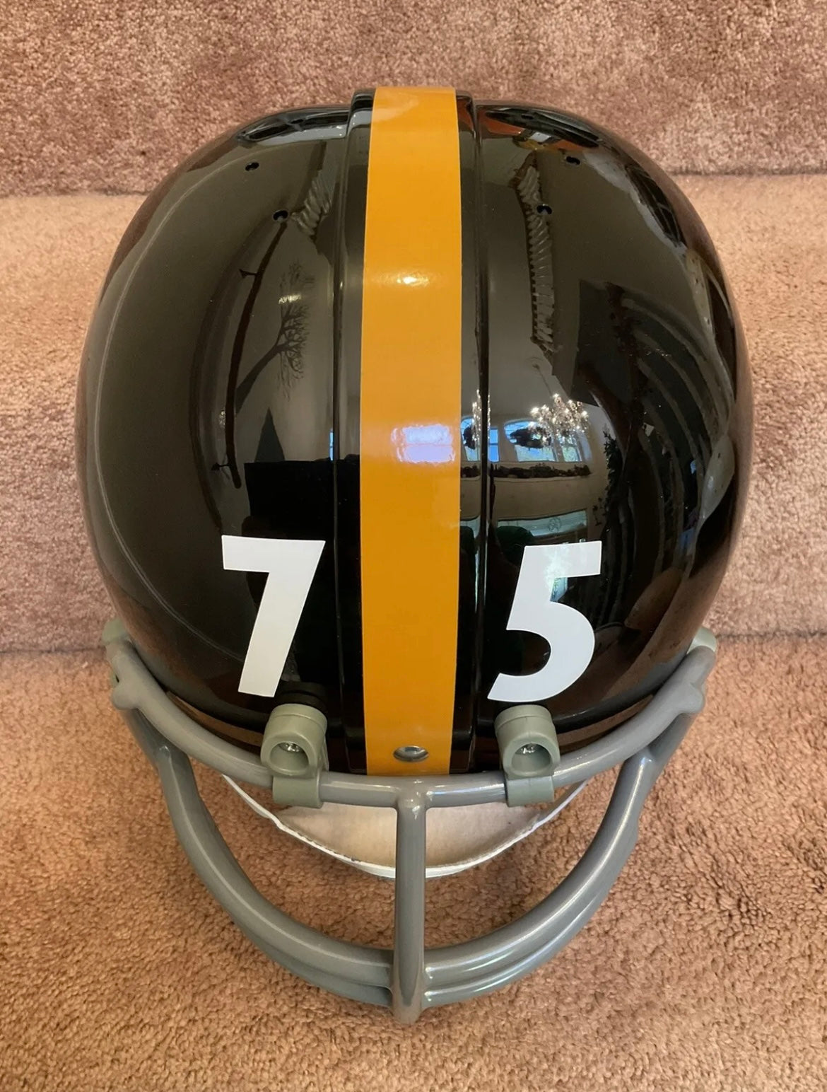 RK2 Husky Vintage Style Suspension Football Helmet Pittsburgh Steelers Greene Sports Mem, Cards & Fan Shop:Game Used Memorabilia:Football-NFL:Helmet WESTBROOKSPORTSCARDS