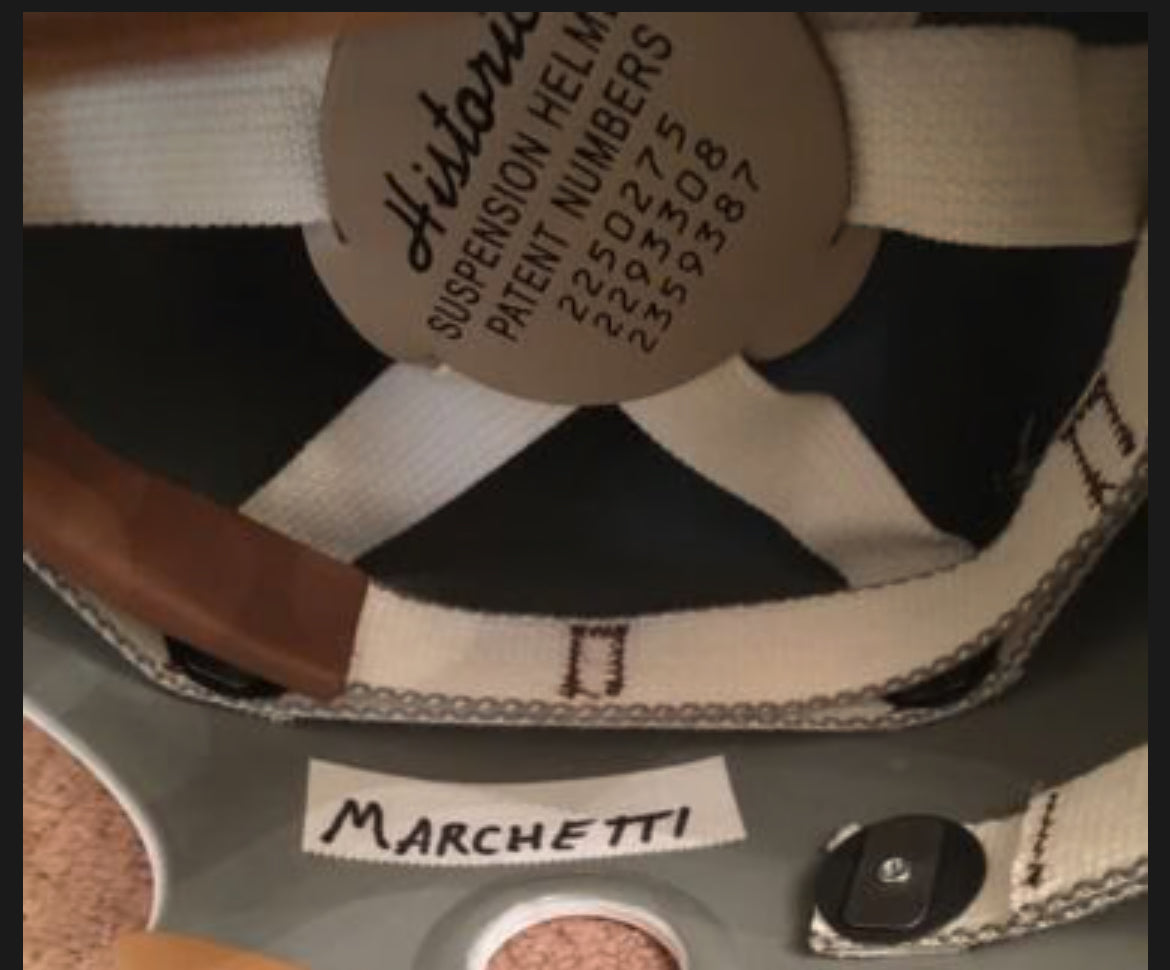 RK4 Vintage 1956 Style Baltimore Colts Suspension Football Helmet Gino Marchetti Sports Mem, Cards & Fan Shop:Game Used Memorabilia:Football-NFL:Helmet WESTBROOKSPORTSCARDS