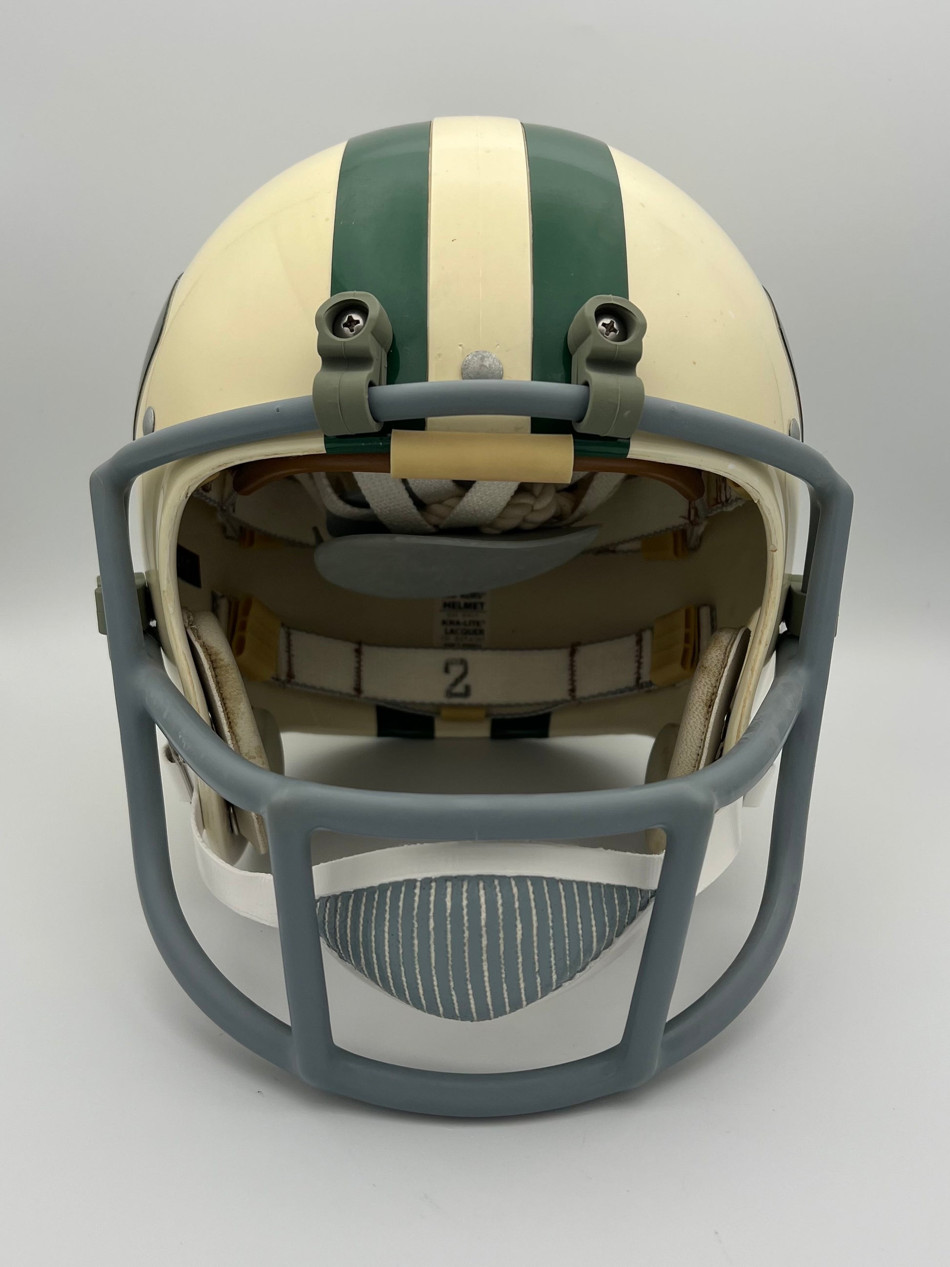 Vintage Riddell Kra-Lite Old Football TK2 Helmet- New York Jets- John Riggins Sports Mem, Cards & Fan Shop:Fan Apparel & Souvenirs:Football-NFL Riddell
