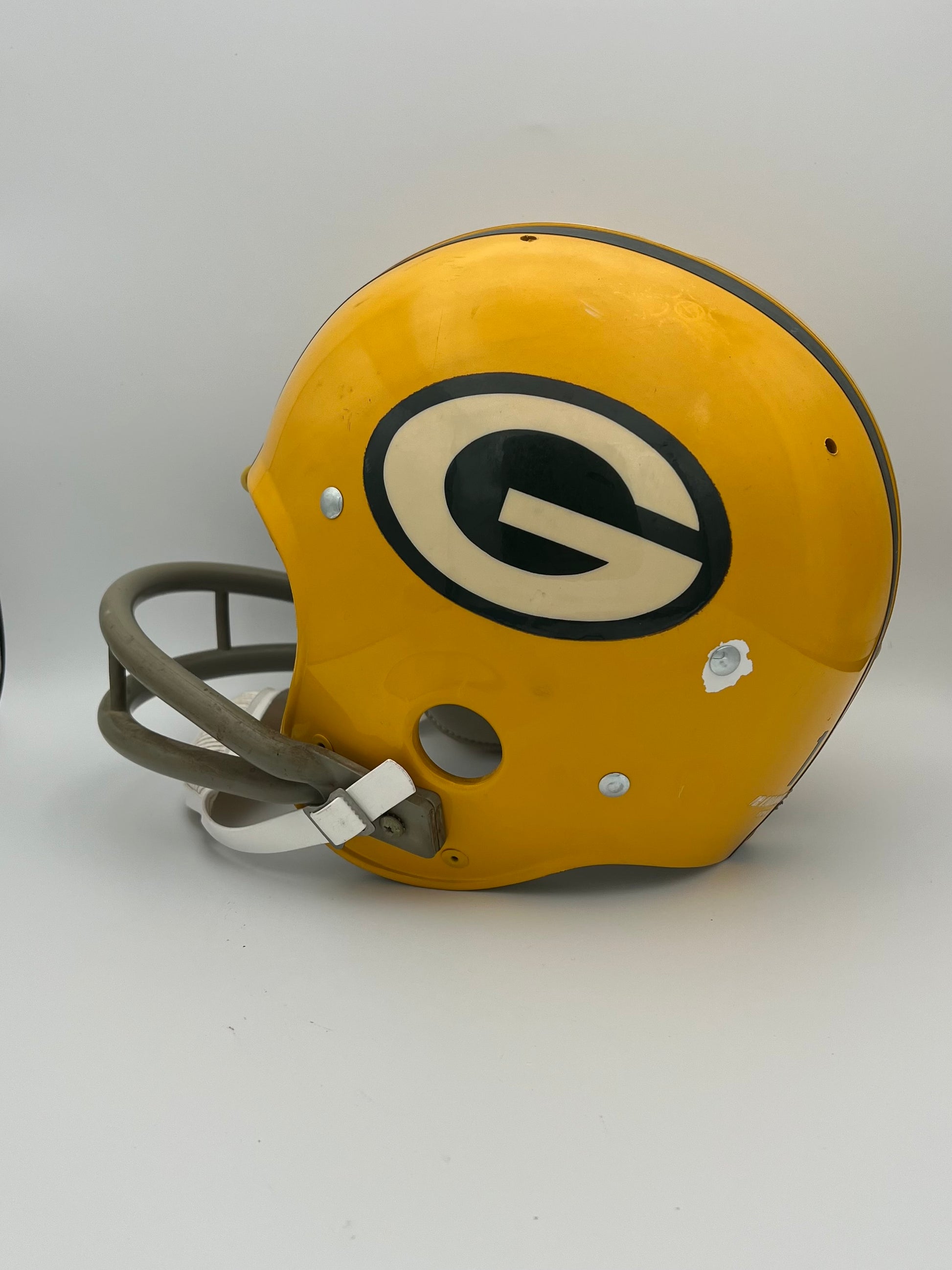 Vintage Riddell Kra-Lite TK2 Football Helmet-1971 Green Bay Packers Bart Starr Sports Mem, Cards & Fan Shop:Fan Apparel & Souvenirs:Football-NFL Riddell