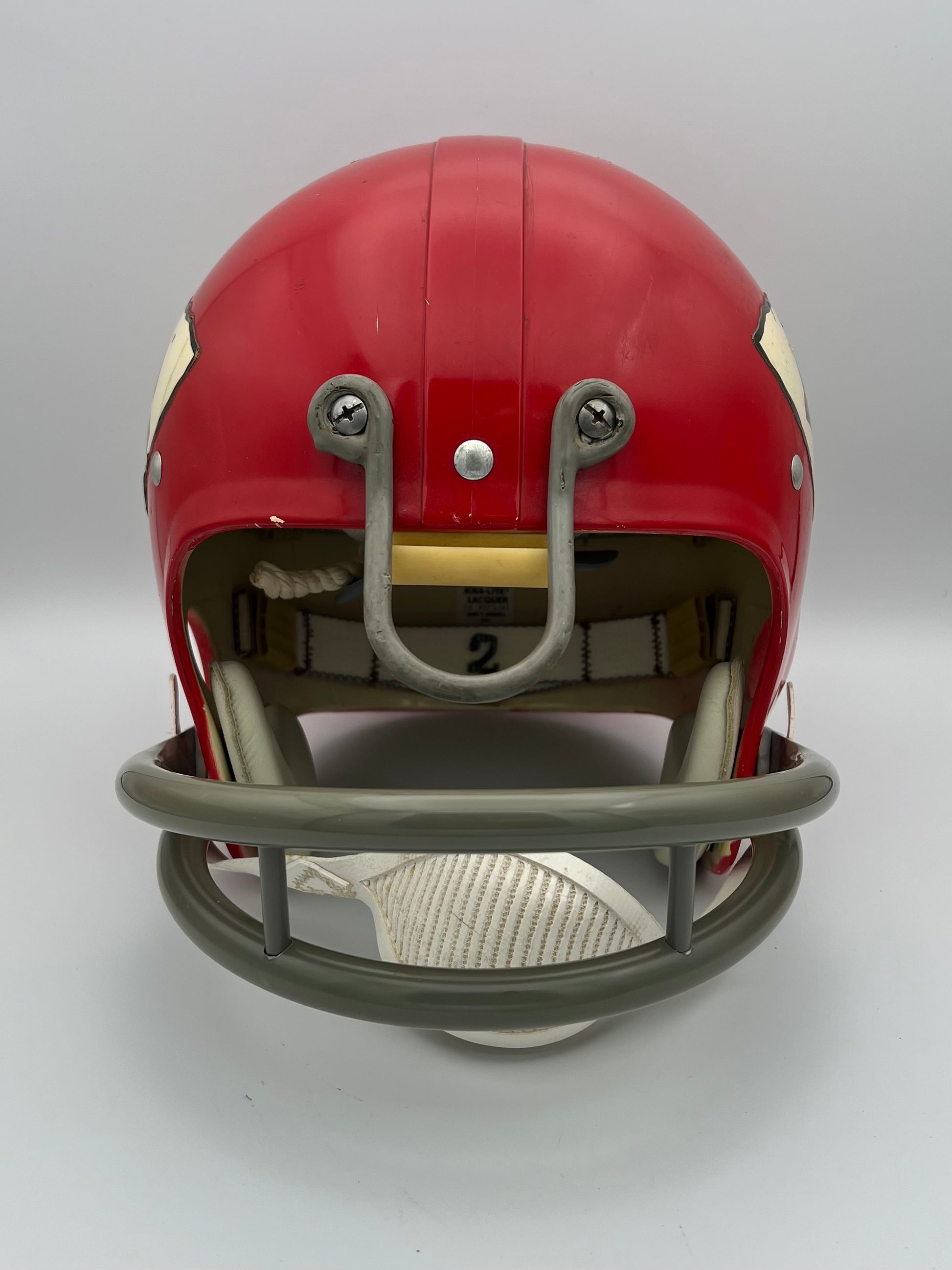 Riddell Kra-Lite TK2 Suspension Football Helmet-1970 Kansas City Chiefs U-Bar Sports Mem, Cards & Fan Shop:Fan Apparel & Souvenirs:Football-NFL Riddell