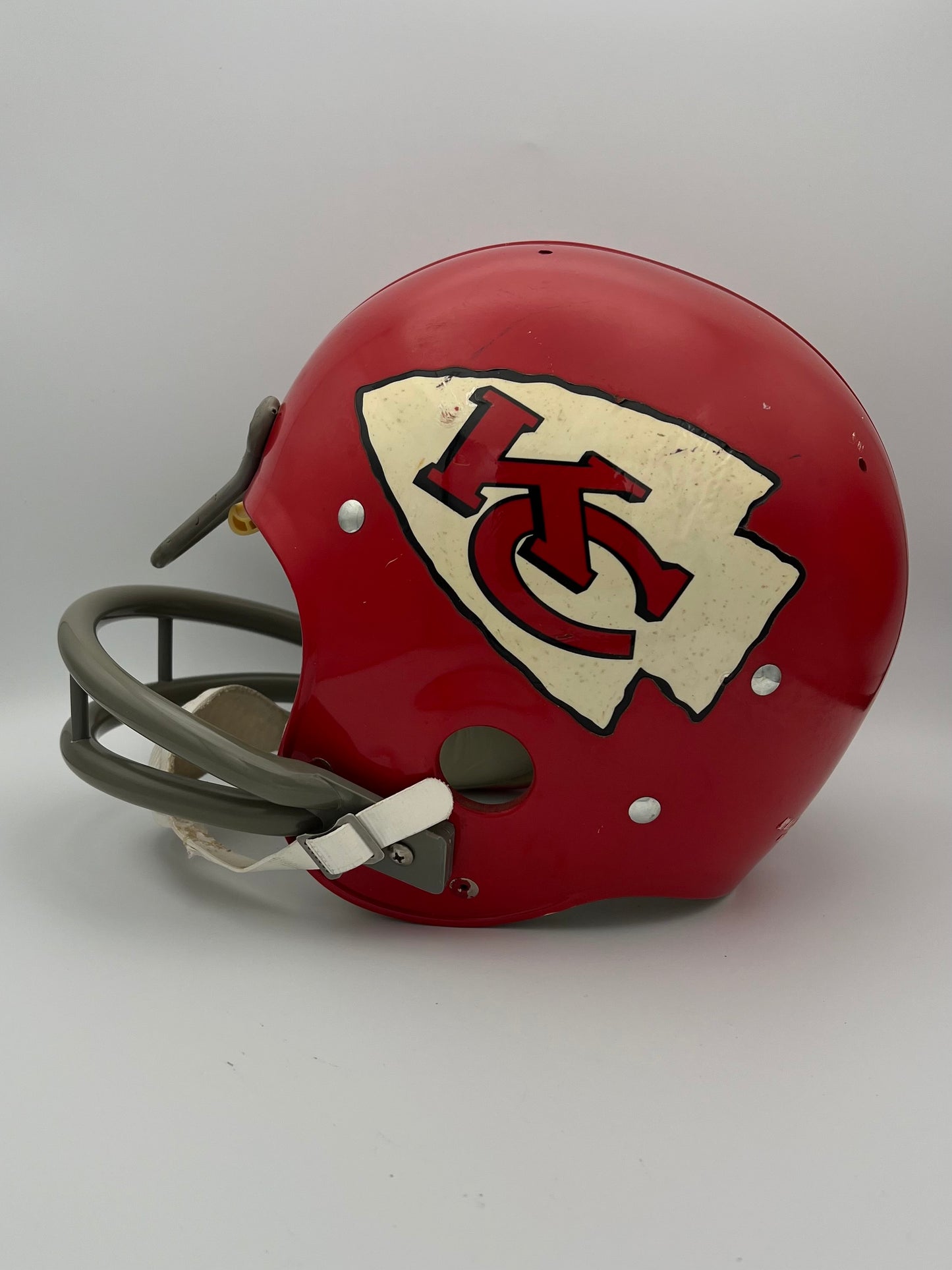Riddell Kra-Lite TK2 Suspension Football Helmet-1970 Kansas City Chiefs U-Bar Sports Mem, Cards & Fan Shop:Fan Apparel & Souvenirs:Football-NFL Riddell