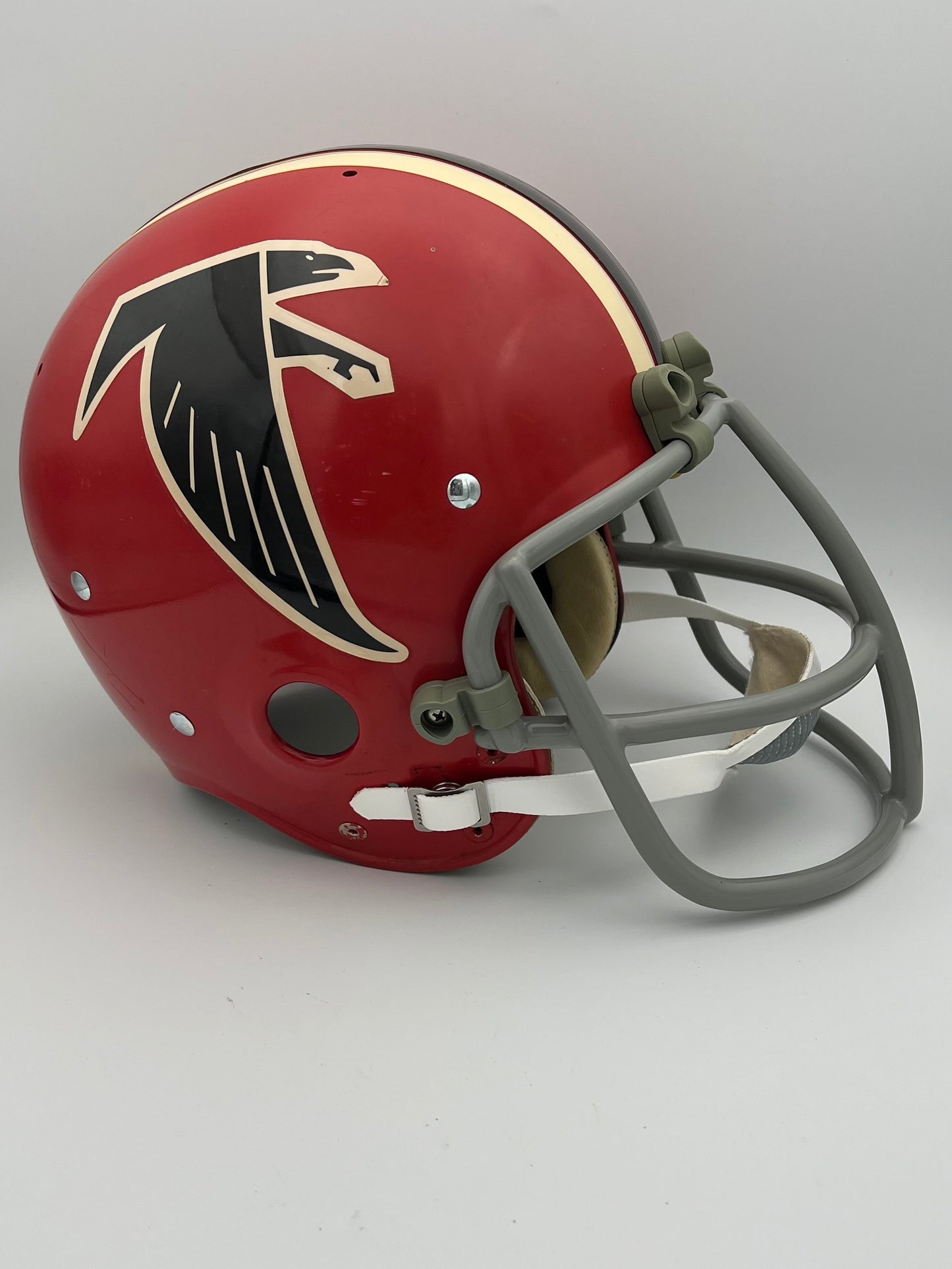 Vintage Riddell Kra-Lite Suspension Football Helmet-1971 Atlanta Falcons Nobis Sports Mem, Cards & Fan Shop:Fan Apparel & Souvenirs:Football-NFL Riddell