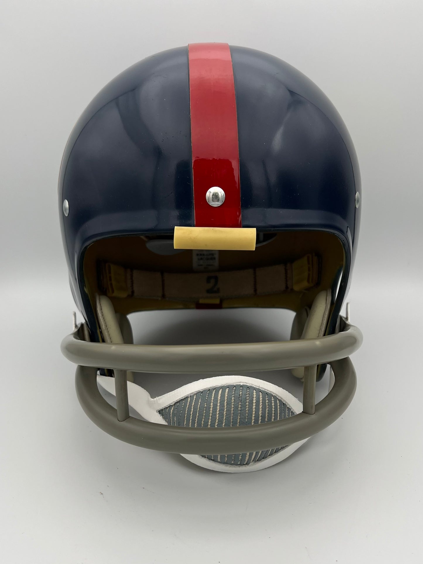 Riddell Kra-Lite TK2 Suspension Football Helmet 1970 New York Giants Bob Tucker Sports Mem, Cards & Fan Shop:Fan Apparel & Souvenirs:Football-NFL Riddell   