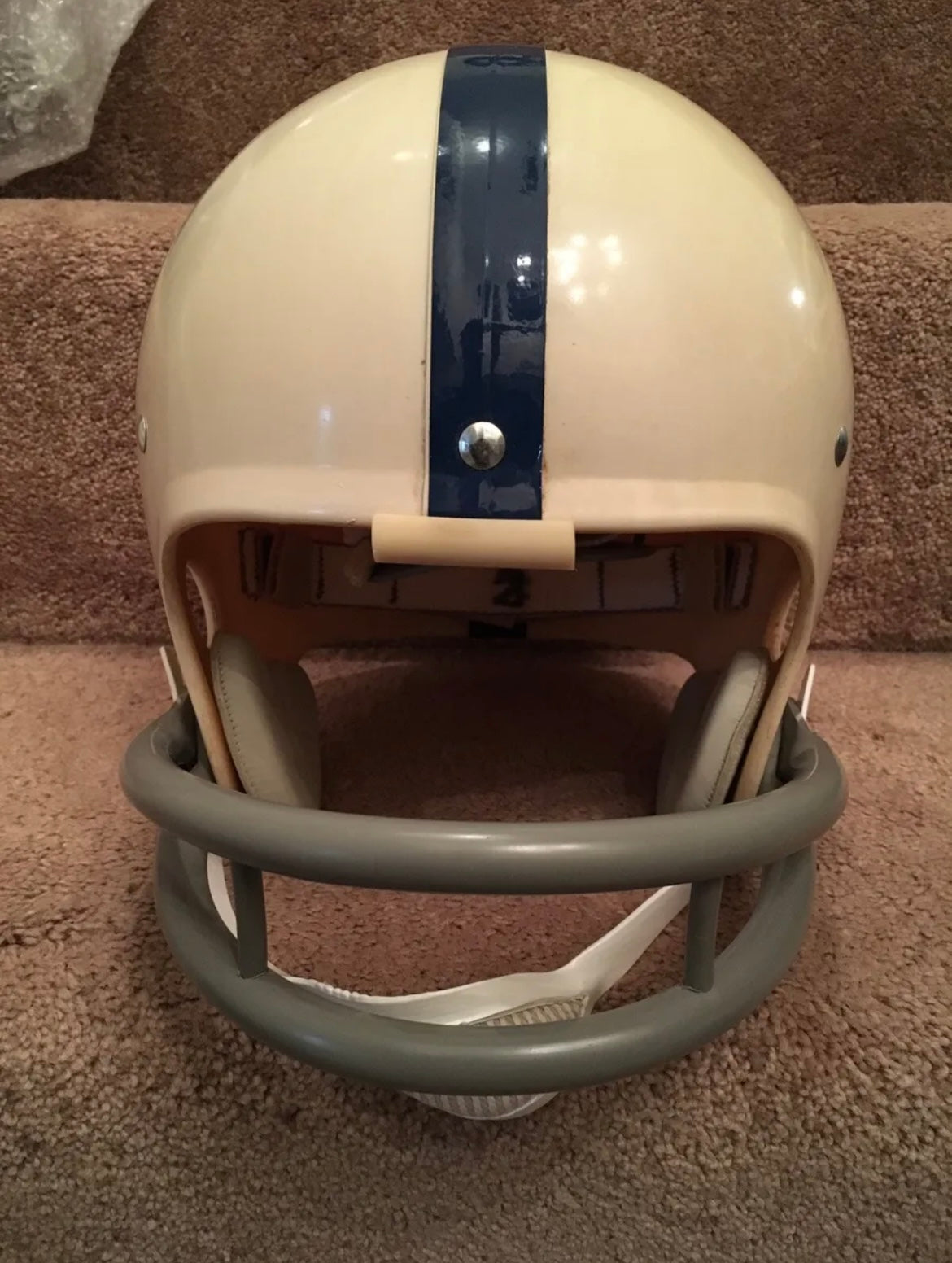 Vintage Riddell Kra-Lite Old Football TK Helmet 1971 Baltimore Colts John Unitas Sports Mem, Cards & Fan Shop:Fan Apparel & Souvenirs:Football-NFL Riddell