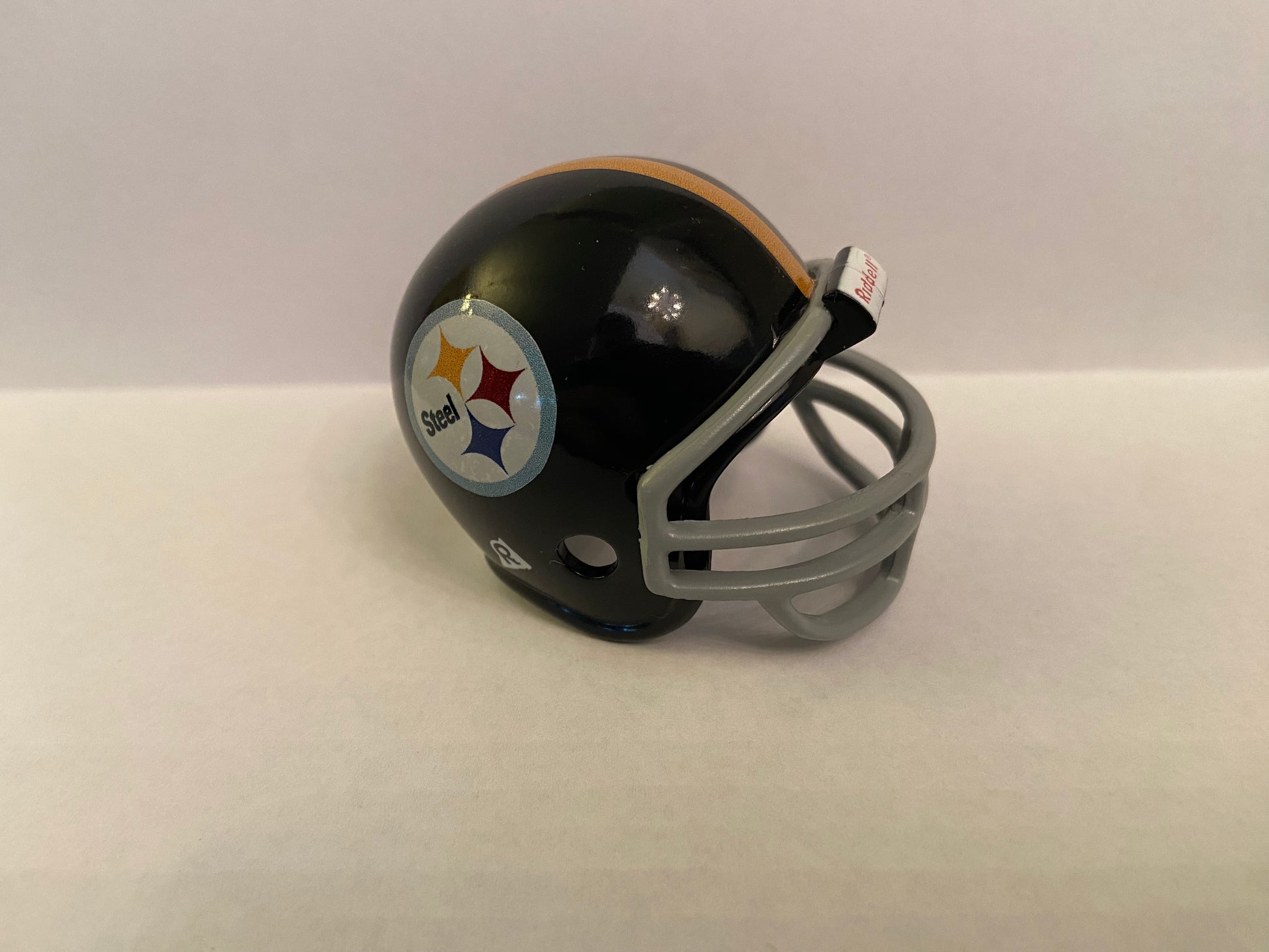 Steelers Playoff NFL Pocket Pro Helmet "Steel" Logo 1962 Custom  WESTBROOKSPORTSCARDS