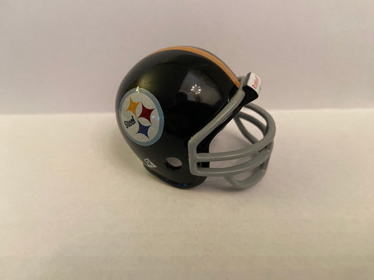 Steelers Playoff NFL Pocket Pro Helmet "Steel" Logo 1962 Custom  WESTBROOKSPORTSCARDS