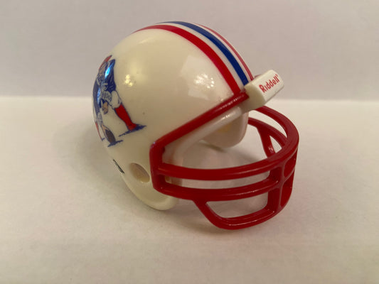 New England Patriots NFL Pocket Pro - 1991 Custom White Helmet, Red Mask  WESTBROOKSPORTSCARDS