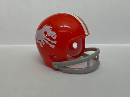 Denver Broncos Riddell NFL 2-Bar Throwback Pocket Pro Helmet 1962 "White Bronco" Throwback  WESTBROOKSPORTSCARDS   