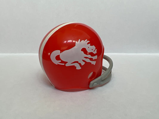 Denver Broncos Riddell NFL 2-Bar Throwback Pocket Pro Helmet 1962 "White Bronco" Throwback  WESTBROOKSPORTSCARDS