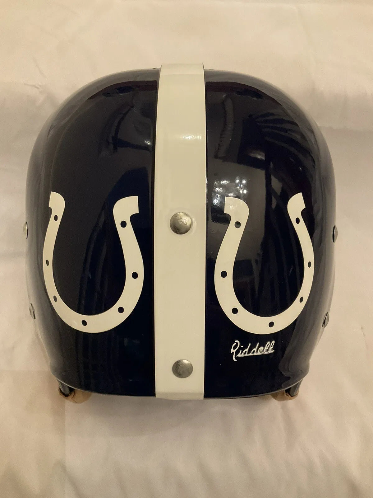 authenuc baltimore colts football helmet Riddell Kra-Lite RT2 Suspension Football Helmet 1955 Baltimore Colts – WESTBROOKSPORTSCARDS