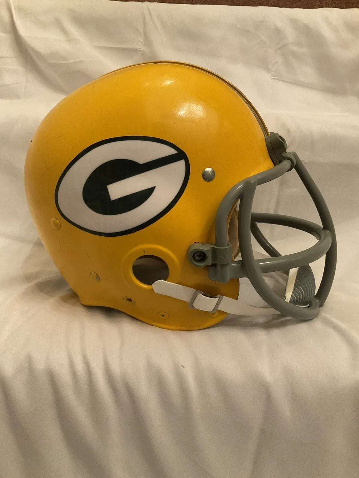 Vintage Riddell Kra-Lite RK2 Suspension Football Helmet Green Bay Packers Sports Mem, Cards & Fan Shop:Fan Apparel & Souvenirs:Football-NFL Riddell