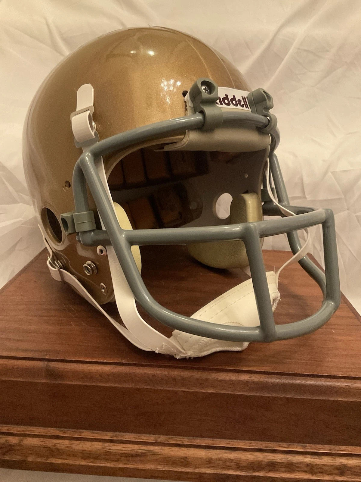 Vintage Riddell PAC Football Helmet Custom 1970s Notre Dame Fighting Irish WESTBROOKSPORTSCARDS