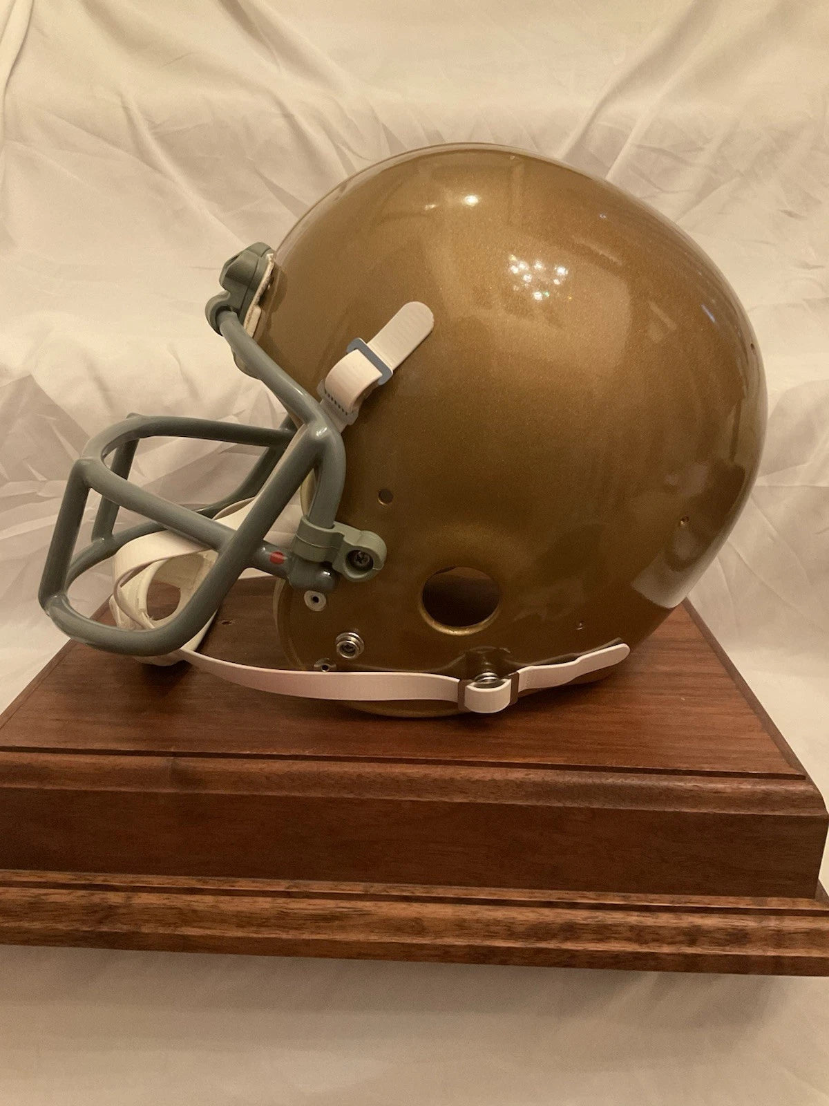 Vintage Riddell PAC Football Helmet Custom 1970s Notre Dame Fighting Irish WESTBROOKSPORTSCARDS