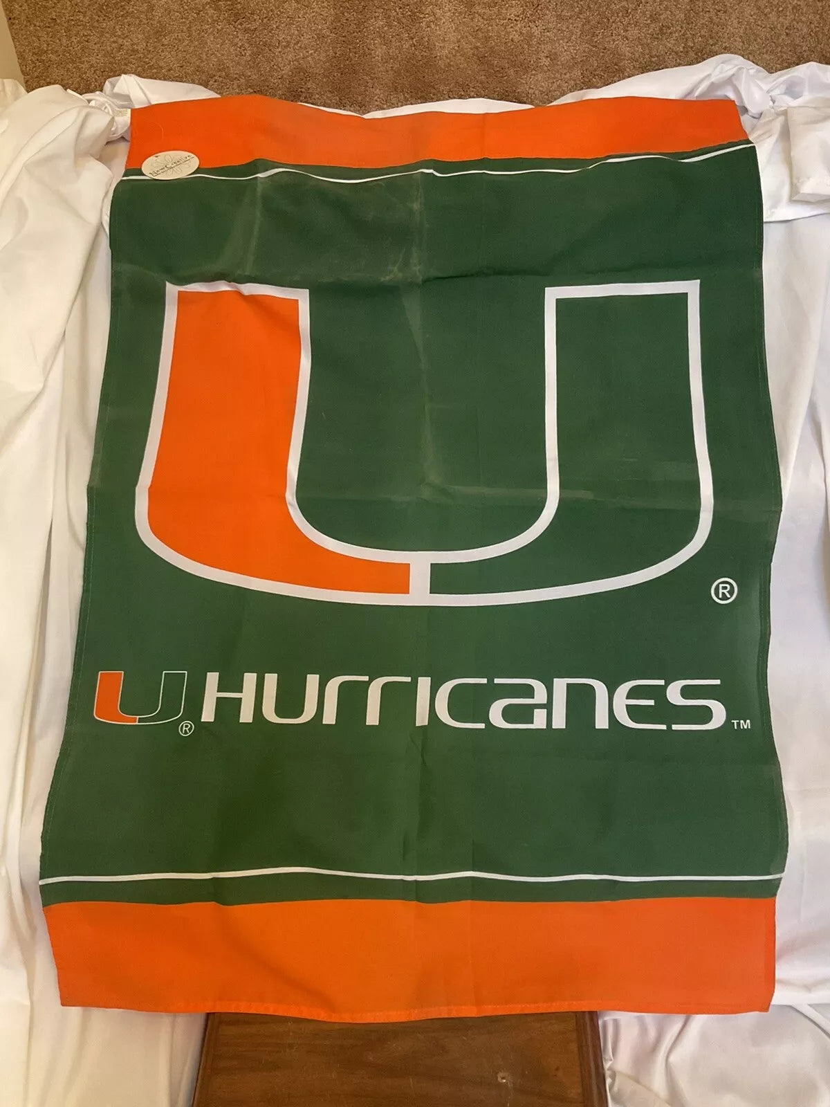RIddell VSR4 Football Helmet Officially Licensed University Of Miami Hurricanes  WESTBROOKSPORTSCARDS