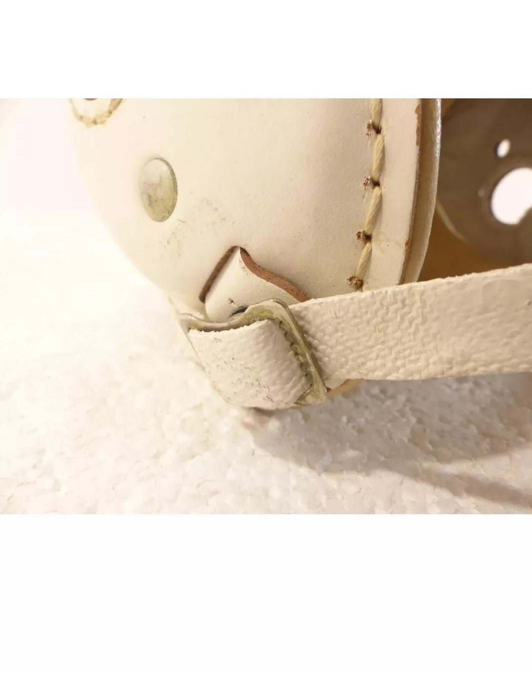 Minty MacGregor Authentic H620 Leather Suspension Football Helmet Size 7 1/8 WESTBROOKSPORTSCARDS