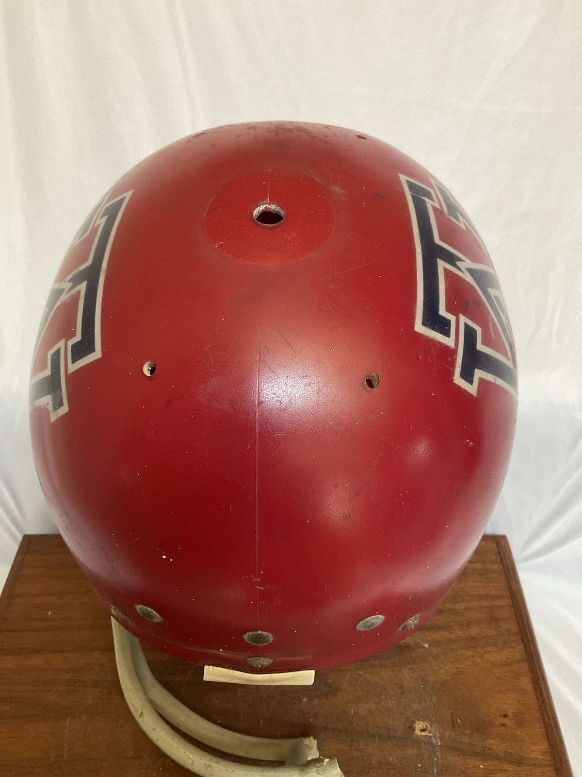 Vintage Clear Shell Wilson F2000 Suspension Football Helmet Size 7 1/4 WESTBROOKSPORTSCARDS