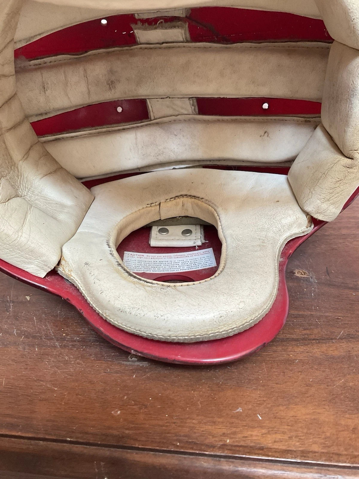 Vintage Clear Shell Wilson F2000 Suspension Football Helmet Size 7 1/4 WESTBROOKSPORTSCARDS