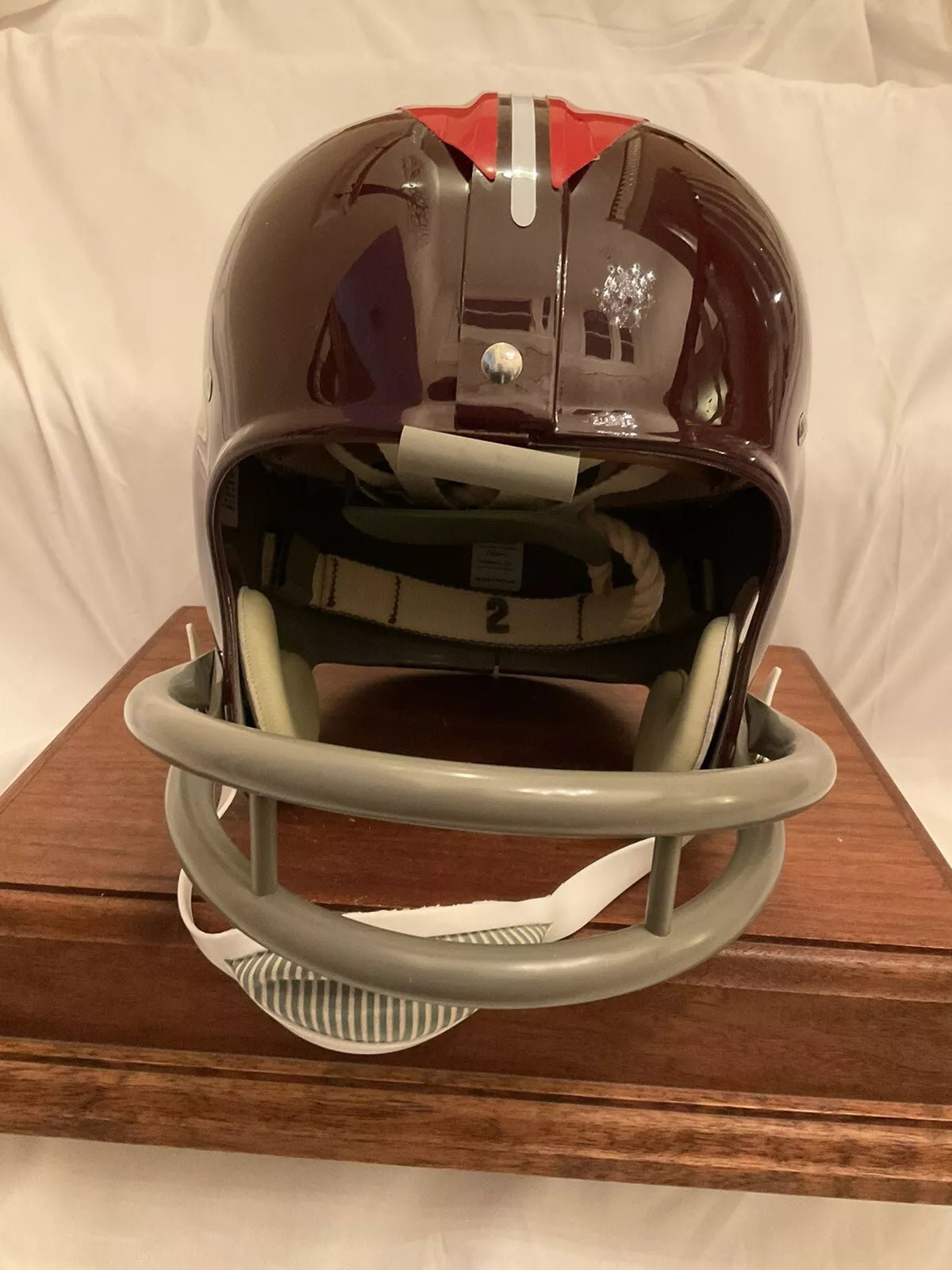 1964 Washington Redskins Feather RK2 Style Custom Football Helmet Jurgensen Sports Mem, Cards & Fan Shop:Autographs-Original:Football-NFL:Helmets WESTBROOKSPORTSCARDS