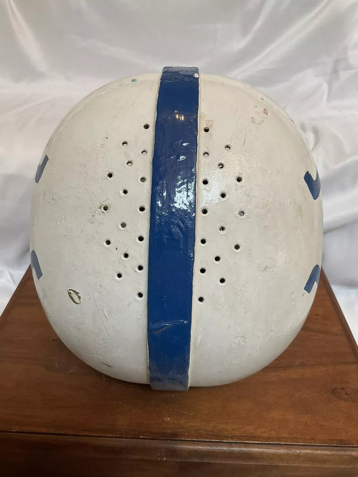Vintage Original 1940s 1950s Riddell RT2 Football Helmet Custom Baltimore Colts WESTBROOKSPORTSCARDS