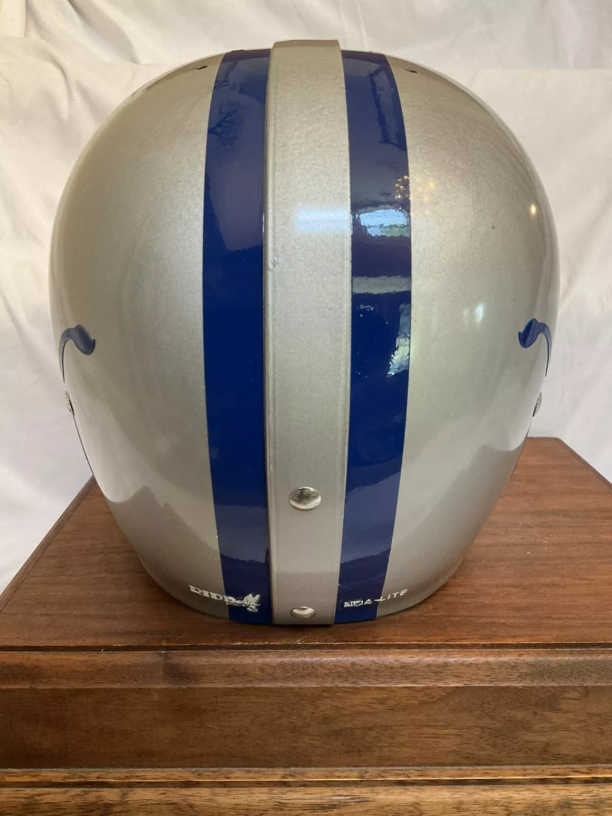 Riddell Kra-Lite RK4 Football Helmet 1962 Detroit Lions Yale Lary Autographed WESTBROOKSPORTSCARDS