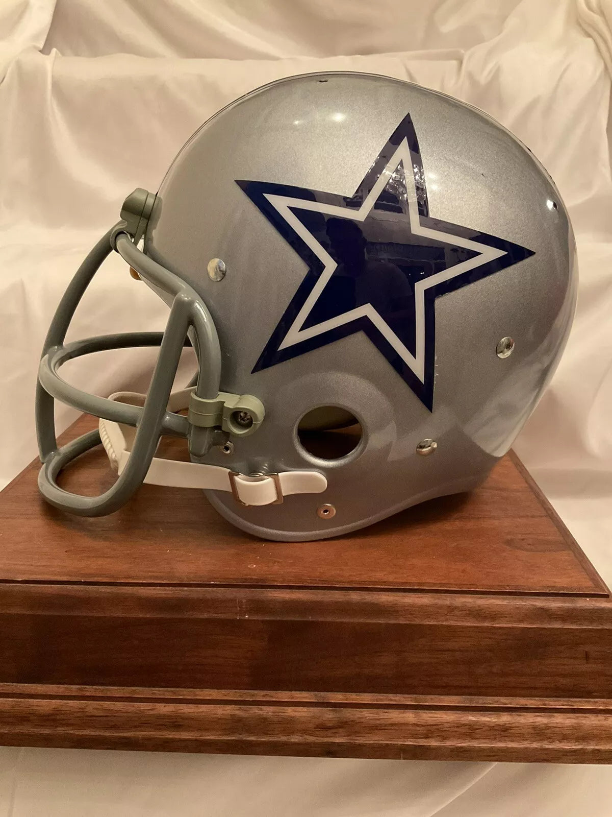 TK2 Style Dallas Cowboys Suspension Football Helmet Randy White NOP Mask WESTBROOKSPORTSCARDS