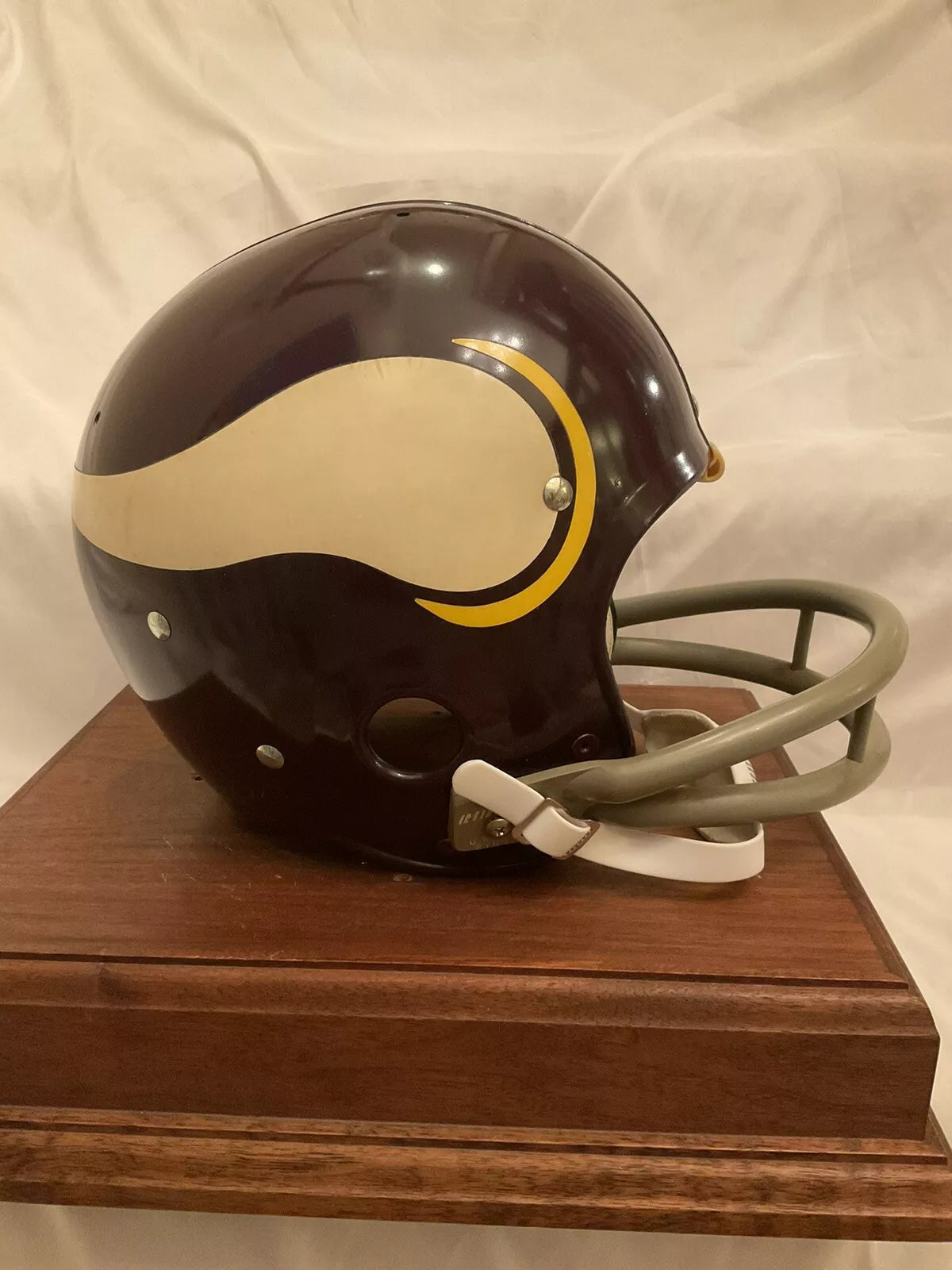Vintage Riddell Kra-Lite TK2 Football Helmet Rare 1972 Minnesota Vikings Cracks  WESTBROOKSPORTSCARDS