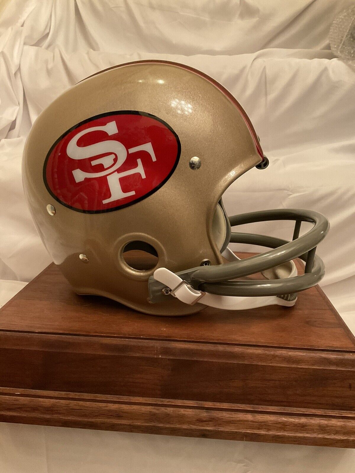 RK Vintage Style San Fransisco 49ers Custom Football Helmet John Brodie  WESTBROOKSPORTSCARDS