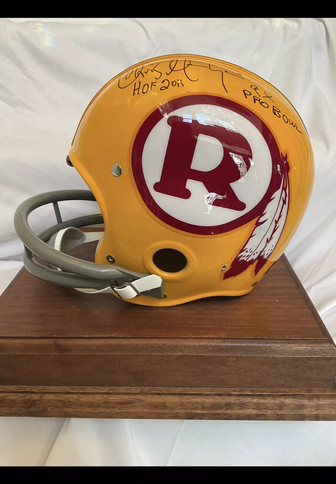 Chris Hanburger Autographed RK2 Style Washington Redskins Football Helmet WESTBROOKSPORTSCARDS