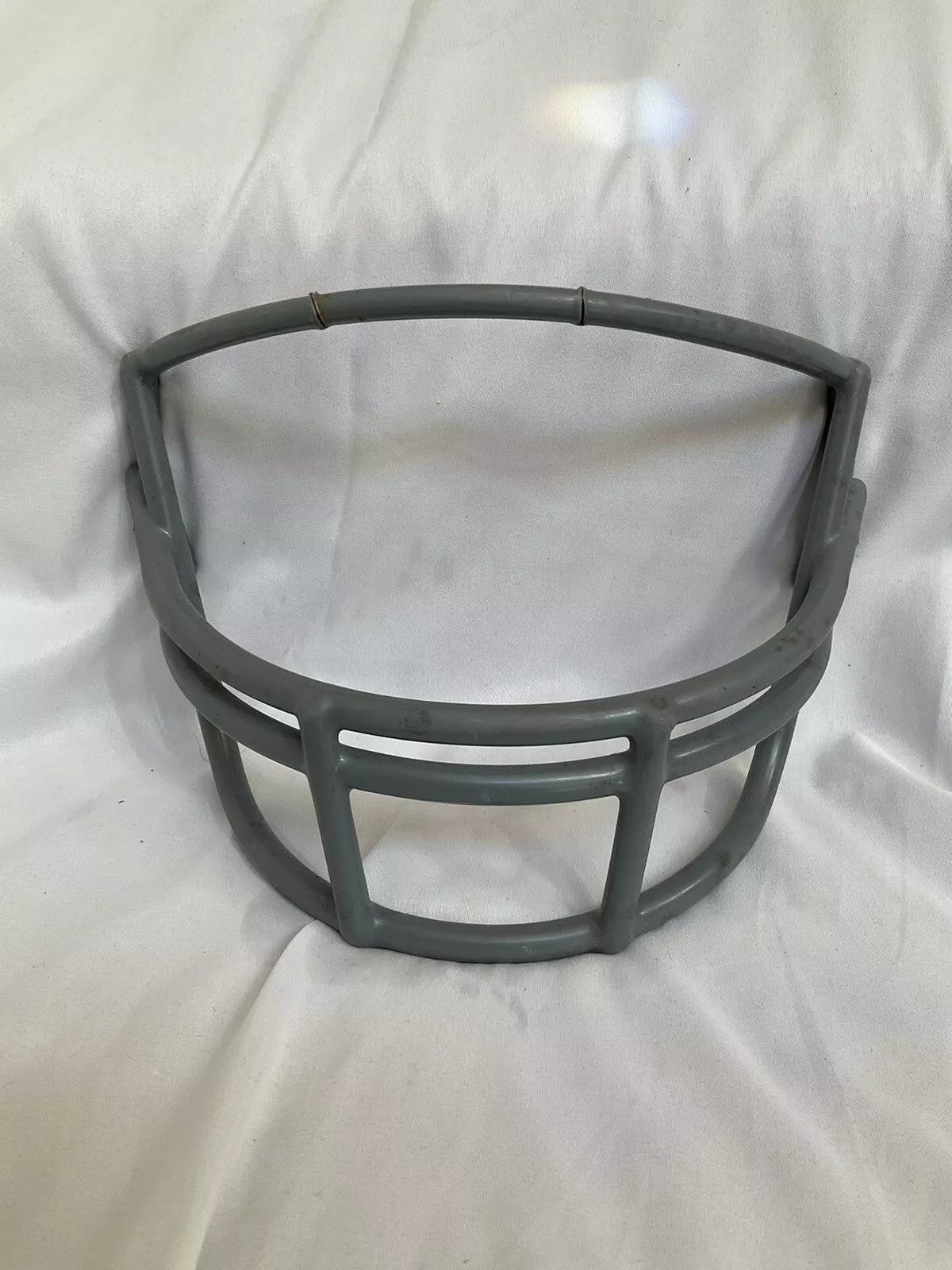 Vintage Original Schutt OPO-DW Large Red Dot Gray Football Helmet Facemask WESTBROOKSPORTSCARDS